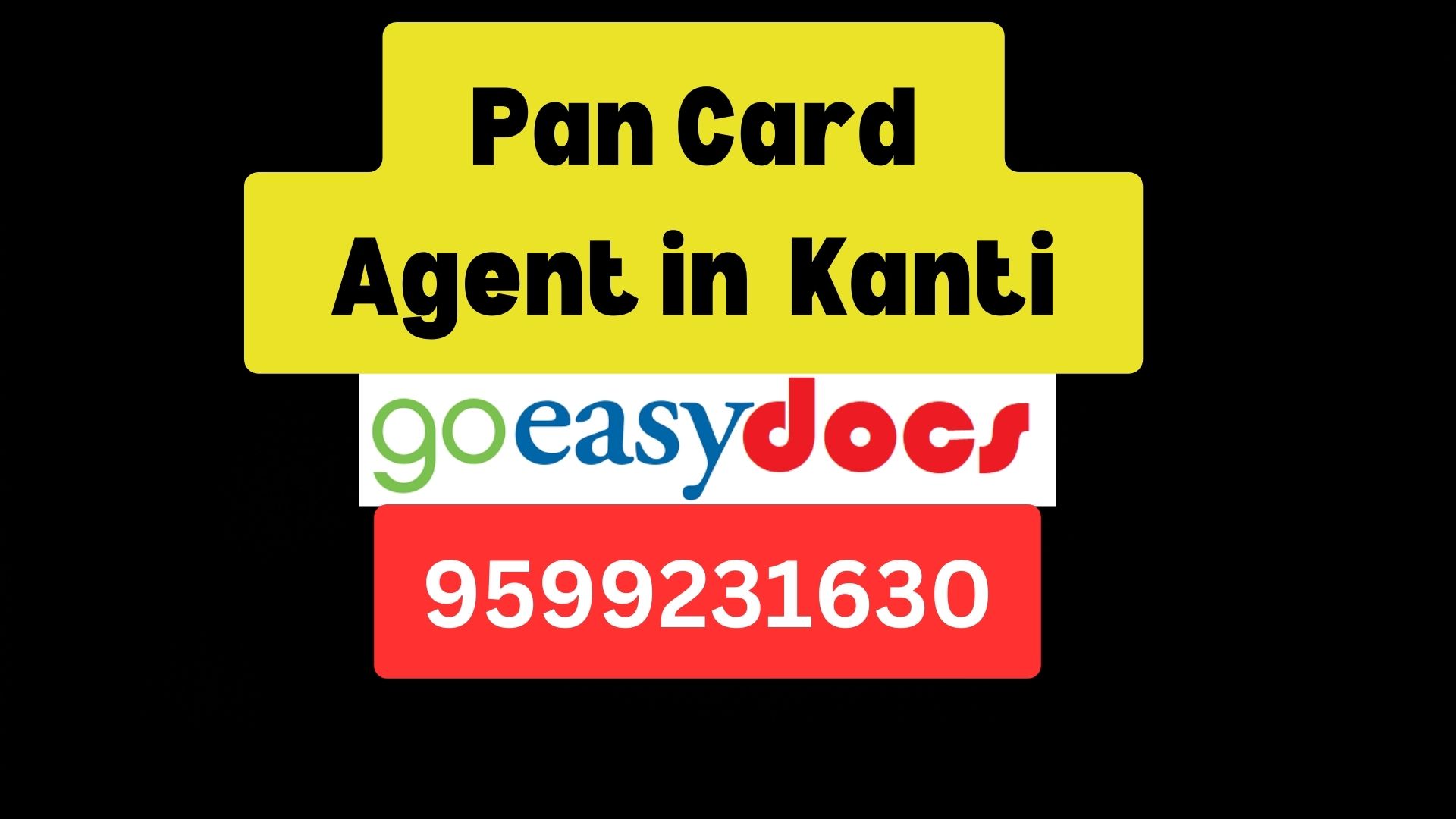 Pan Card Agent Consultant in Kanti  8851415812