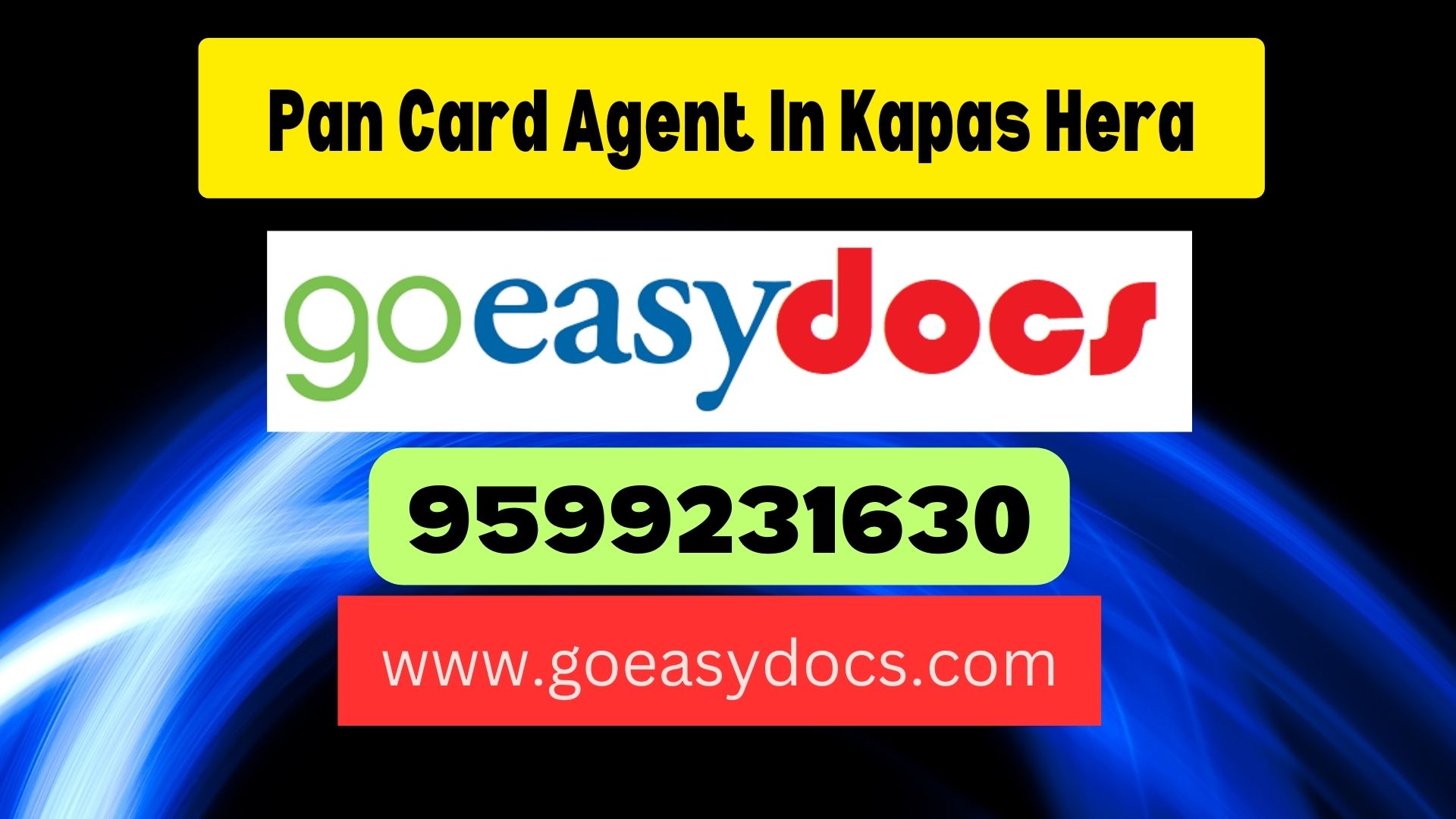 Pan Card Agent Consultant in Kapas Hera 8851415812