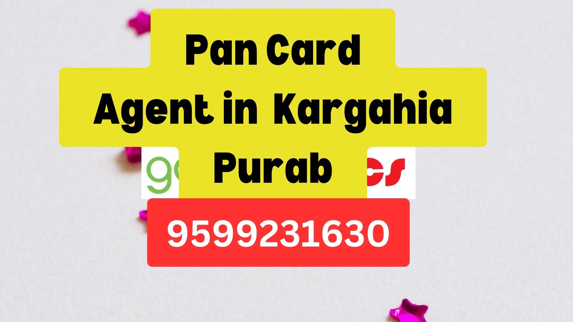 Pan Card Agent Consultant in Kargahia Purab  8851415812