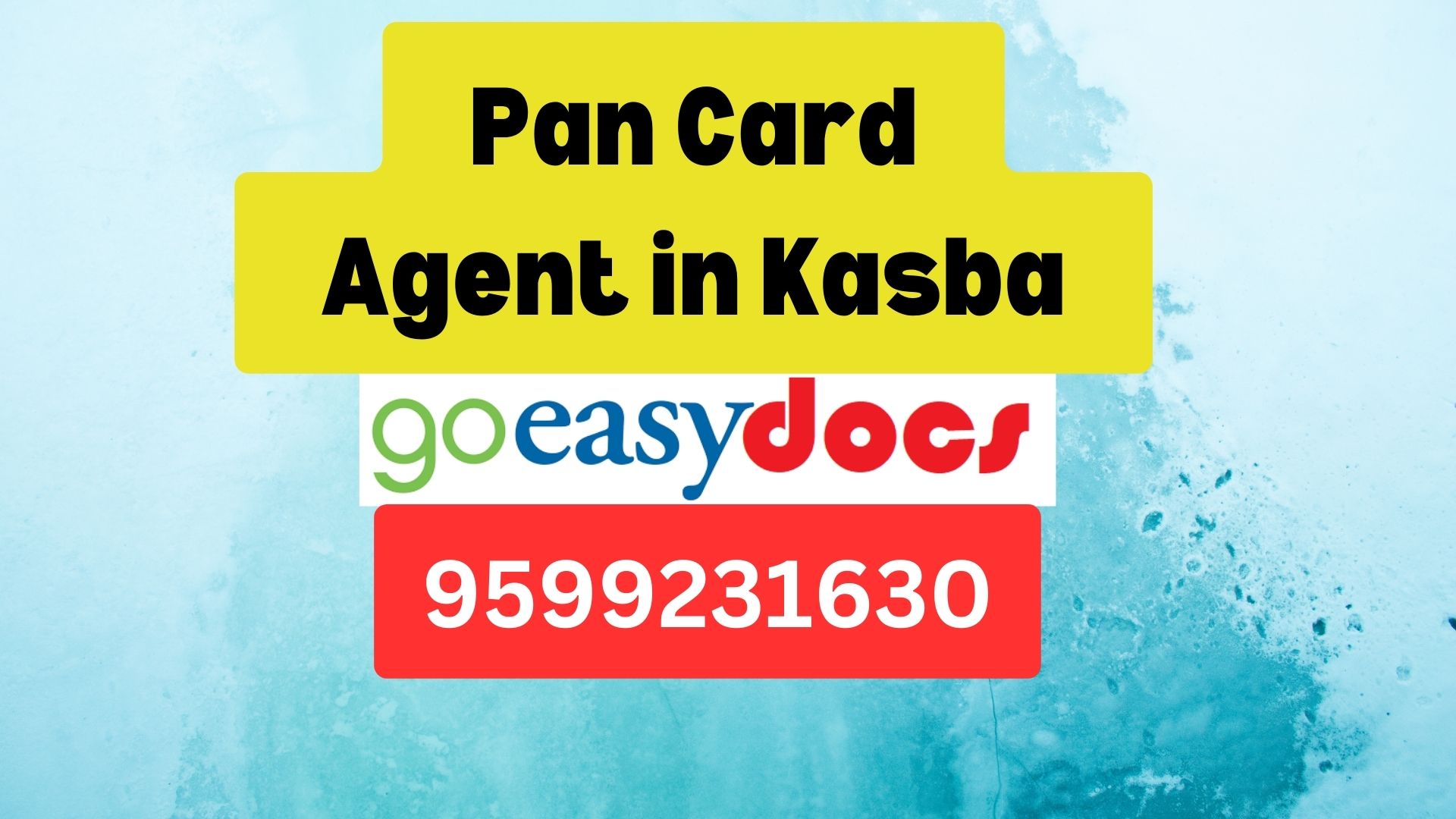 Pan Card Agent Consultant in Kasba 8851415812