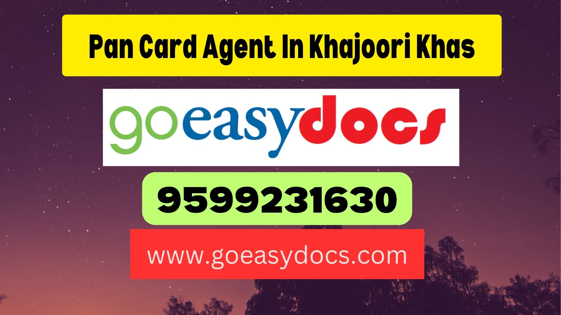 Pan Card Agent Consultant in Khajoori Khas 8851415812