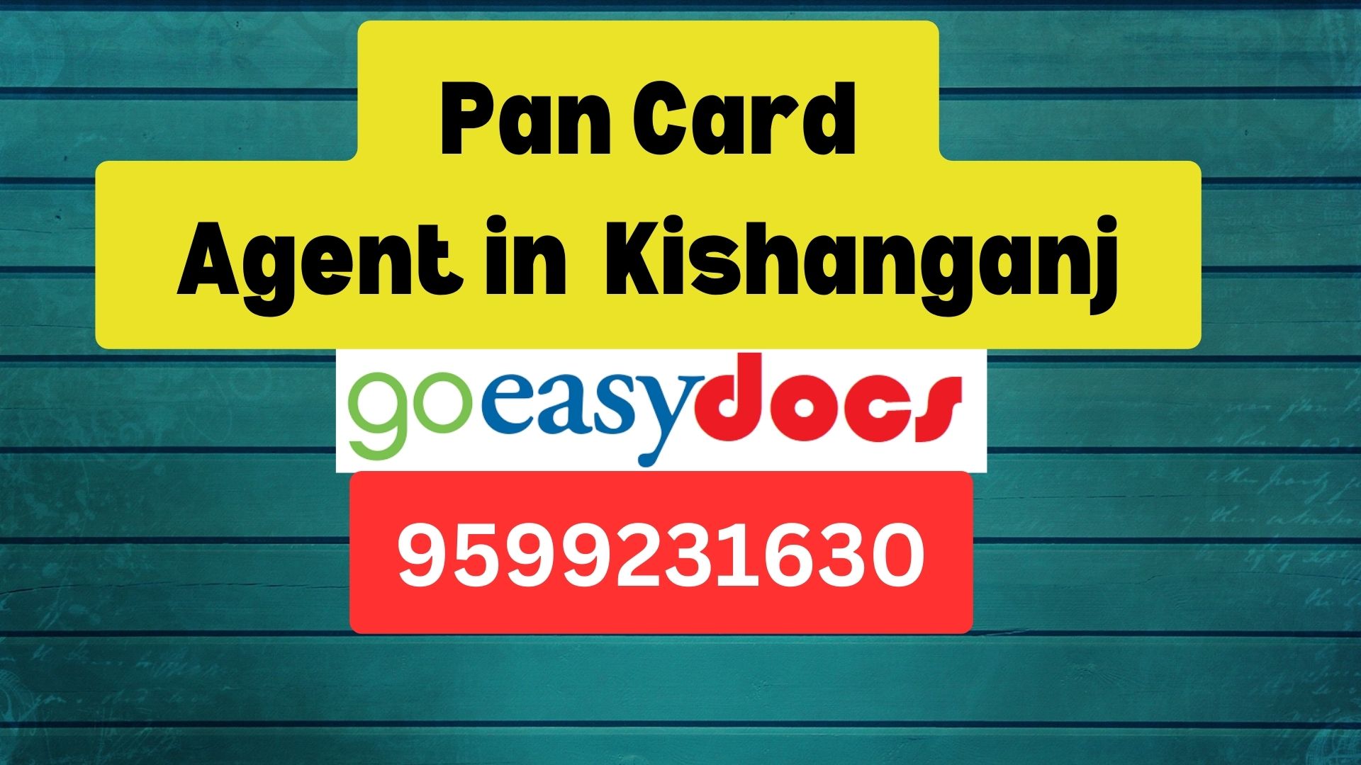 Pan Card Agent Consultant in Kishanganj   8851415812