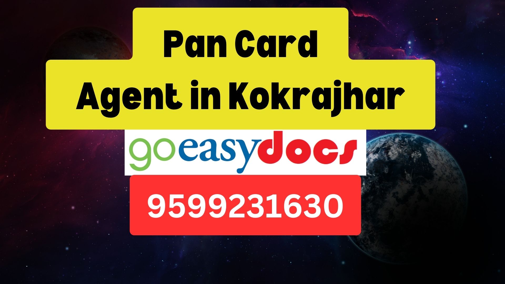 Pan Card Agent Consultant in Kokrajhar  8851415812