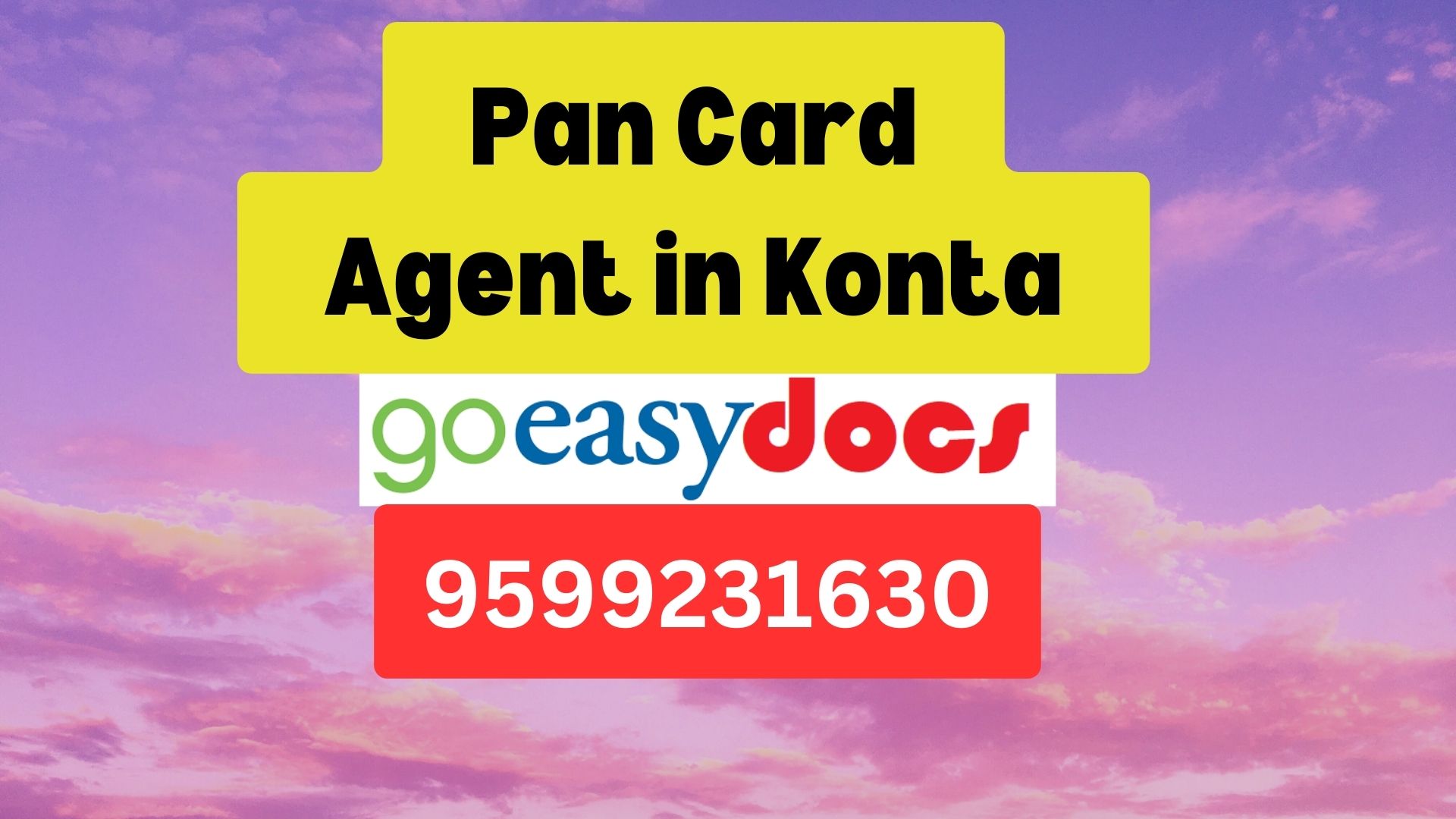 Pan Card Agent Consultant in Konta 8851415812