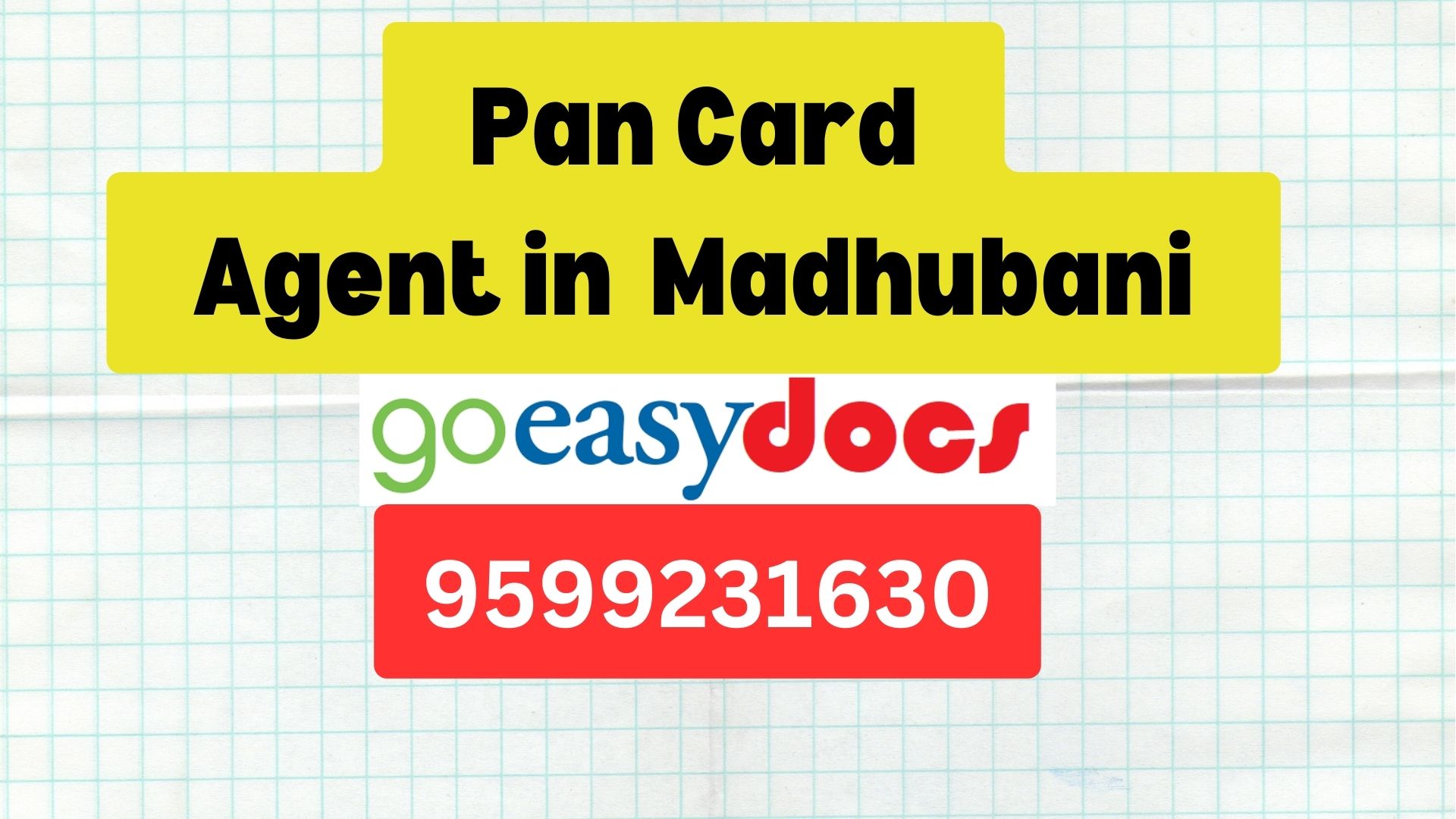 Pan Card Agent Consultant in Madhubani  8851415812