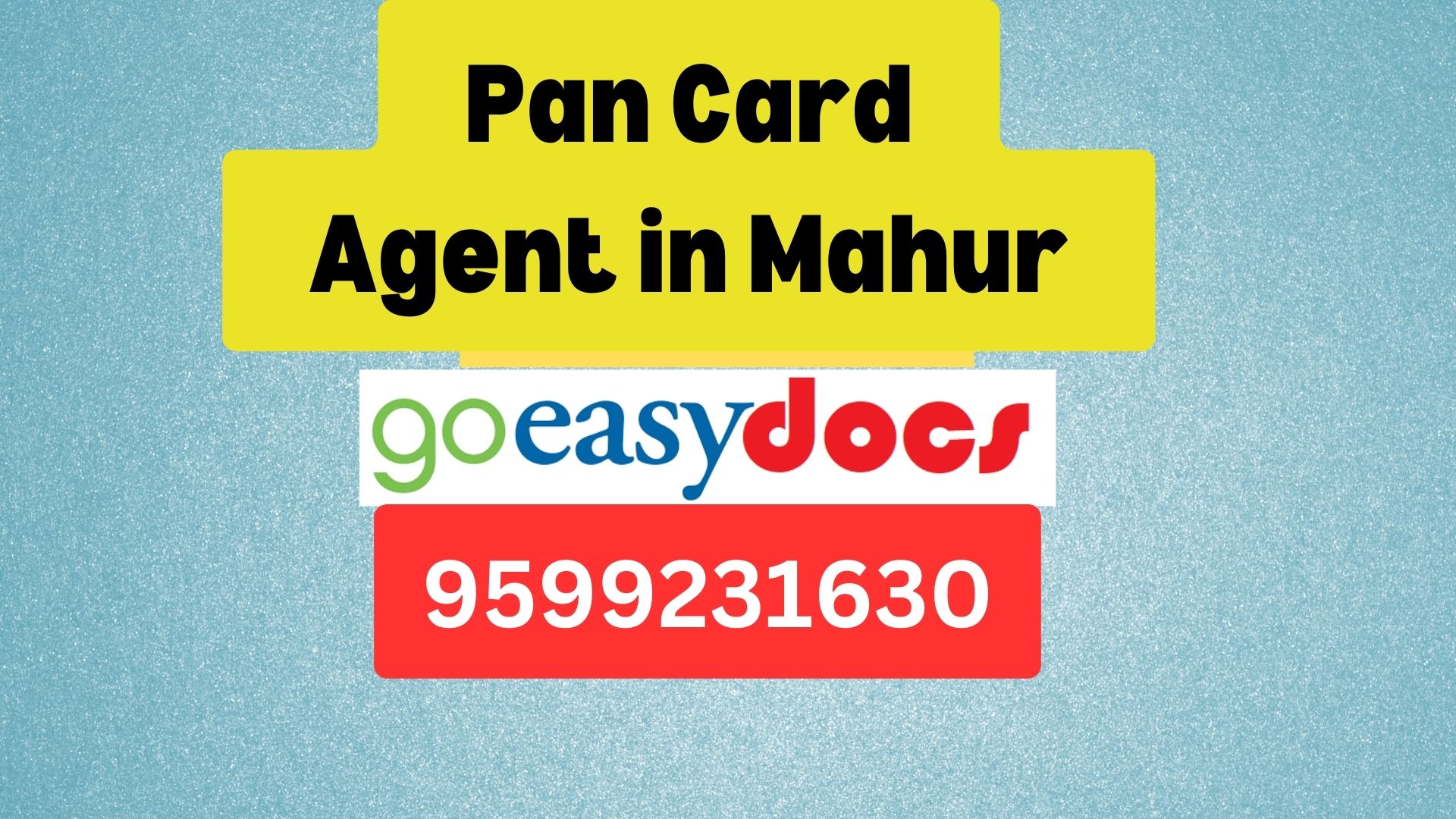 Pan Card Agent Consultant in Mahur  8851415812