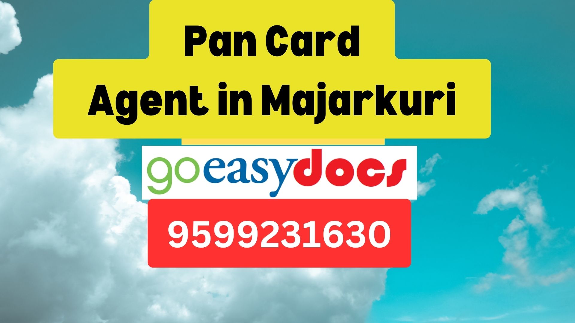 Pan Card Agent Consultant in Majarkuri  8851415812