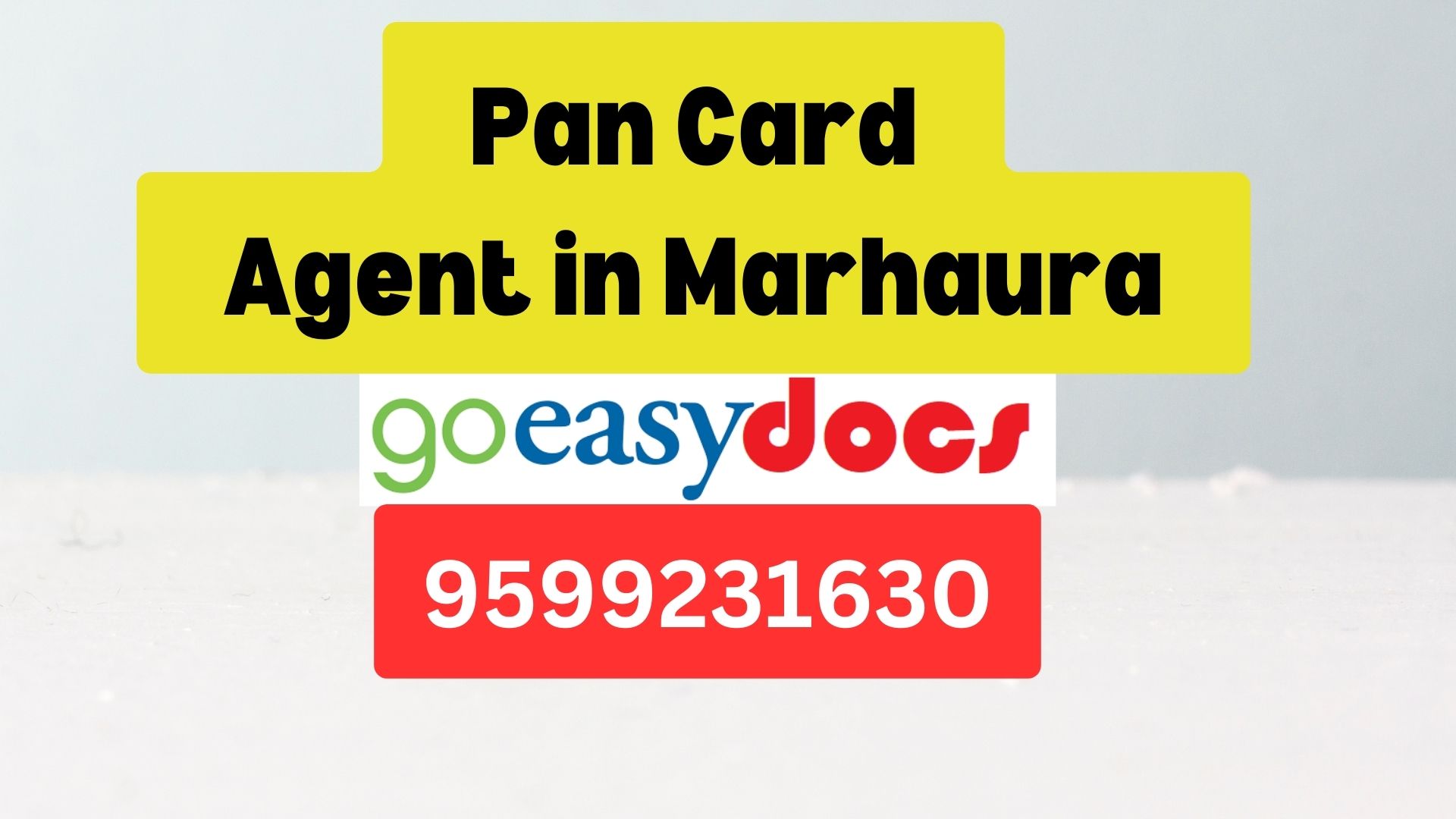 Pan Card Agent Consultant in Marhaura 8851415812