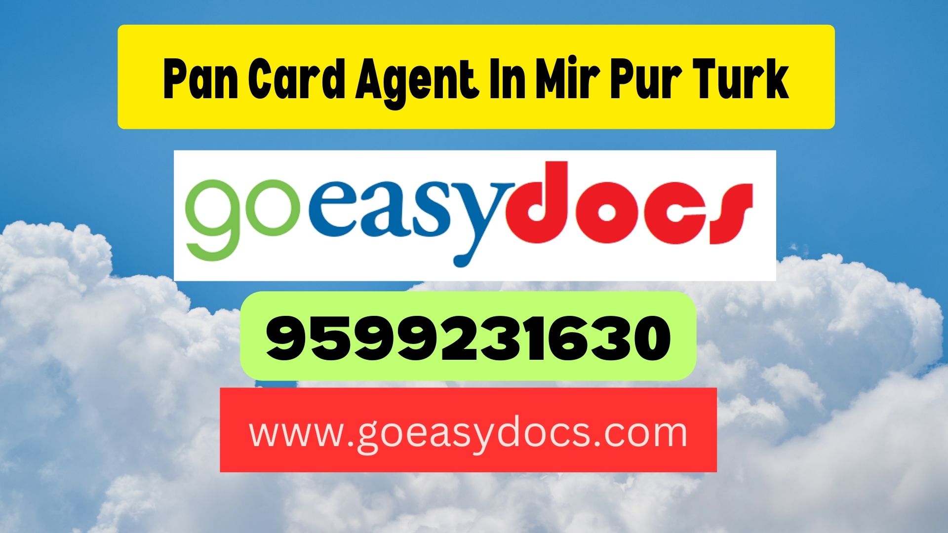 Pan Card Agent Consultant in Mir Pur Turk 8851415812