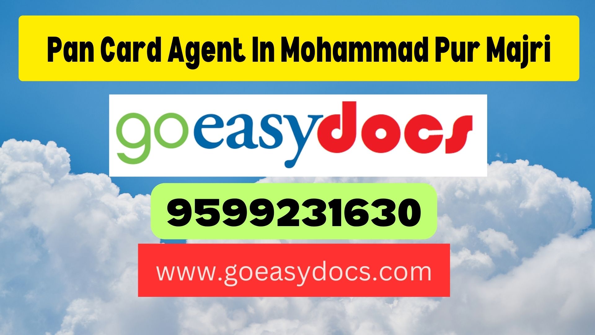 Pan Card Agent Consultant in Mohammad Pur Majri 8851415812