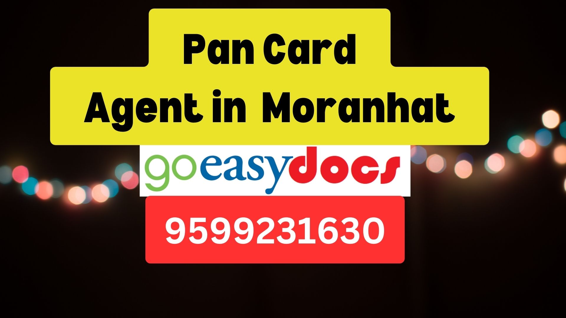 Pan Card Agent Consultant in Moranhat  8851415812