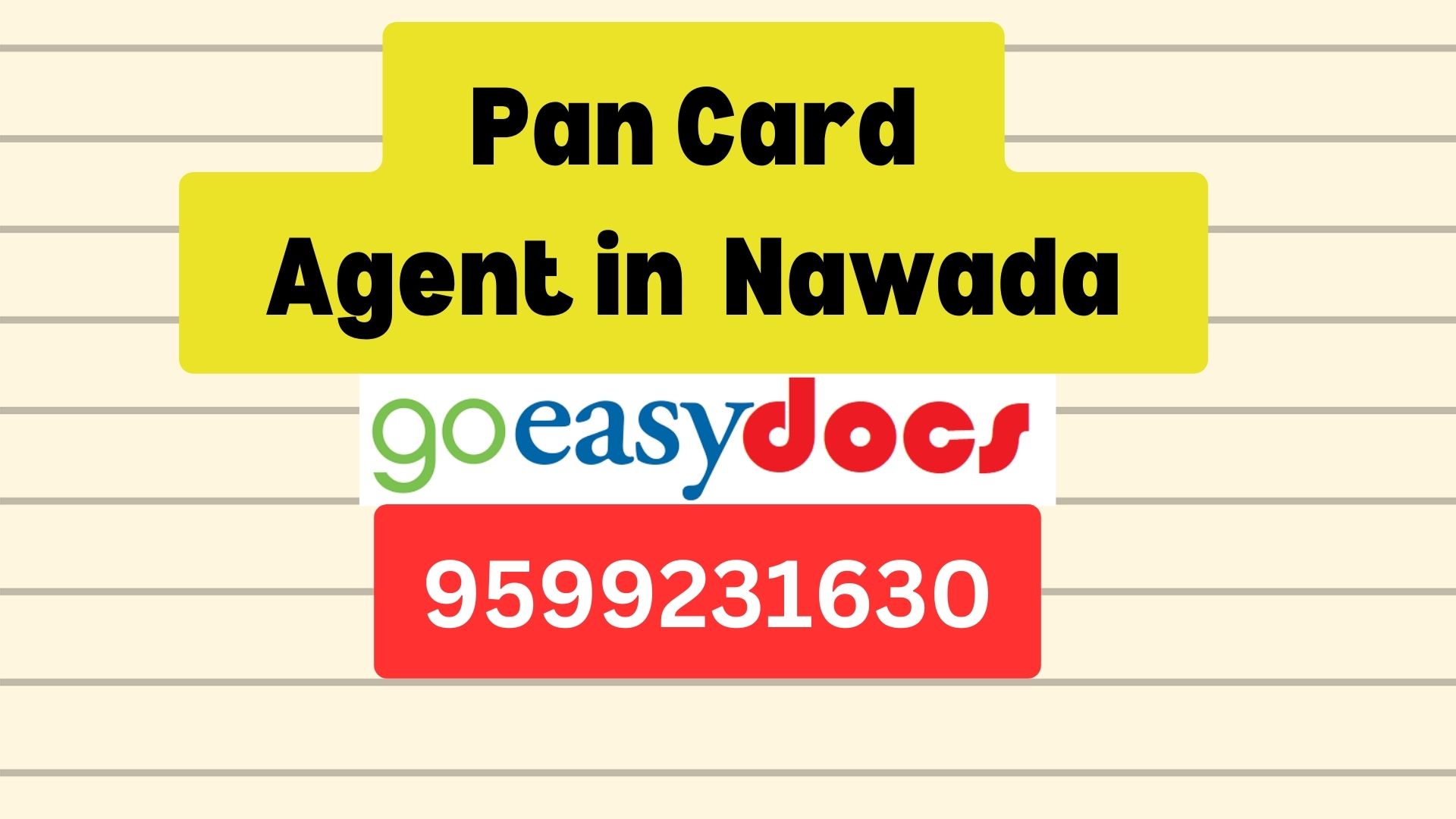 Pan Card Agent Consultant in Nawada  8851415812