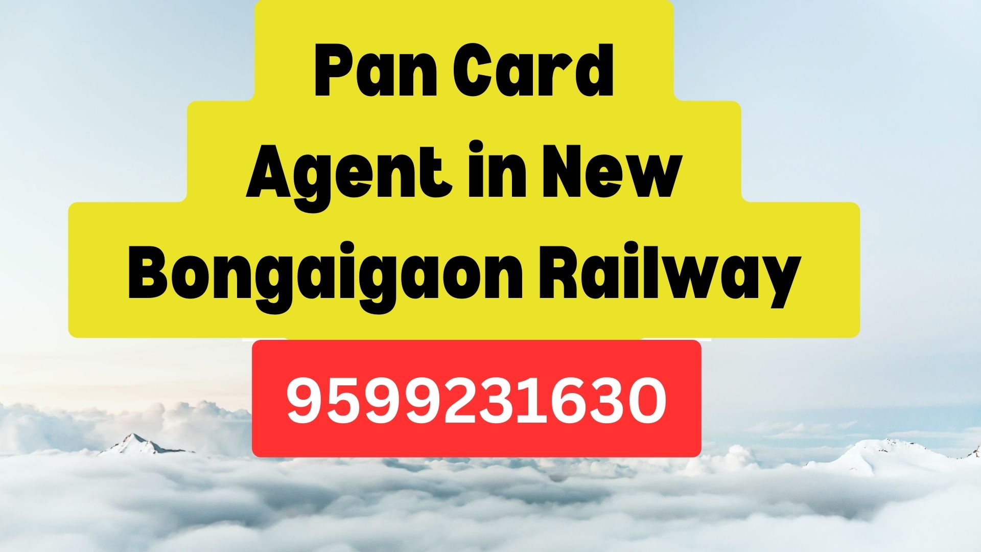 Pan Card Agent Consultant in New Bongaigaon Railway Colony  8851415812