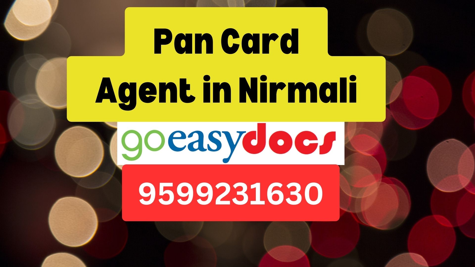 Pan Card Agent Consultant in Nirmali 8851415812