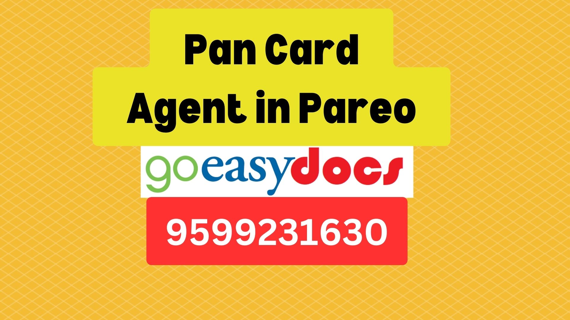 Pan Card Agent Consultant in Pareo 8851415812