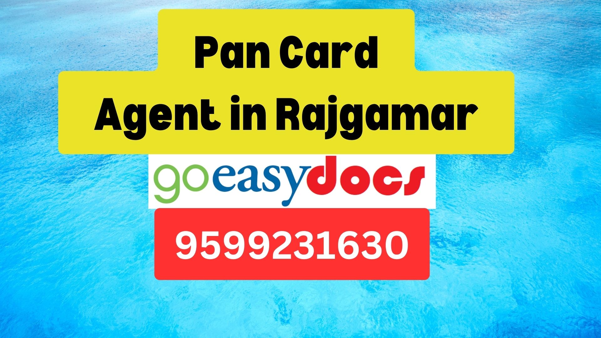 Pan Card Agent Consultant in Rajgamar 8851415812