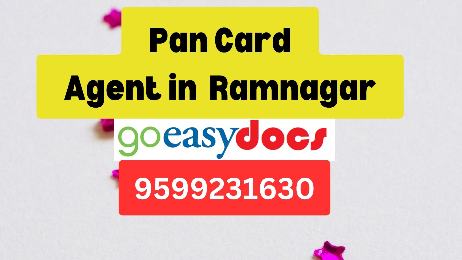 Pan Card Agent Consultant in Ramnagar  8851415812