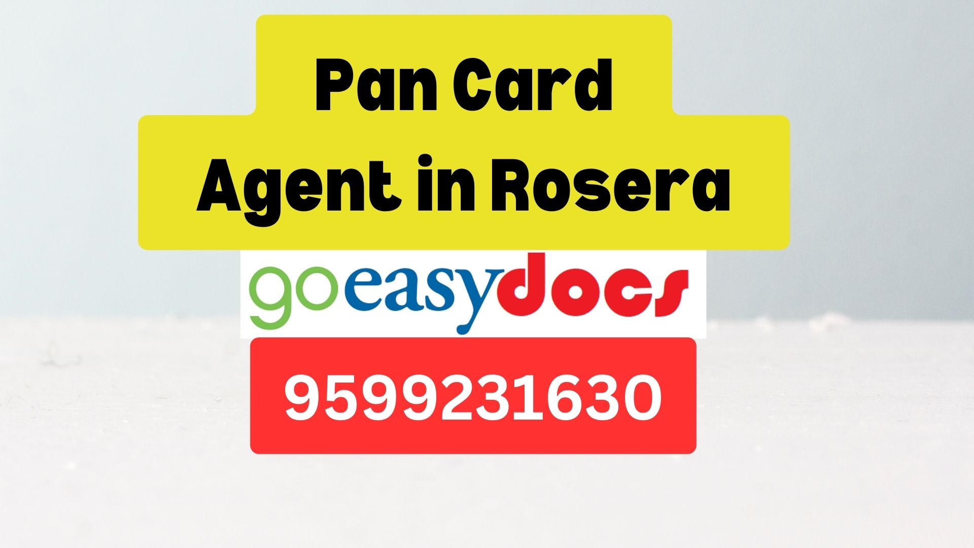 Pan Card Agent Consultant in Rosera 8851415812