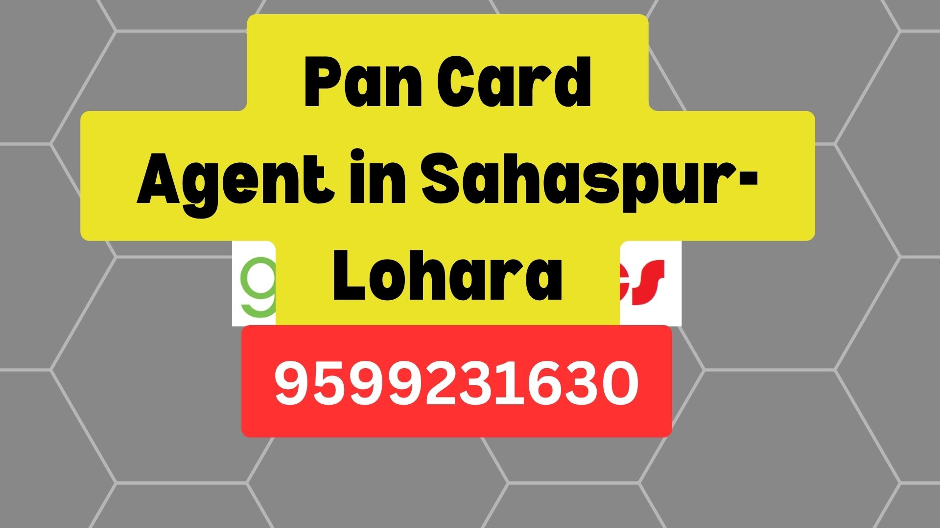 Pan Card Agent Consultant in Sahaspur-Lohara 8851415812