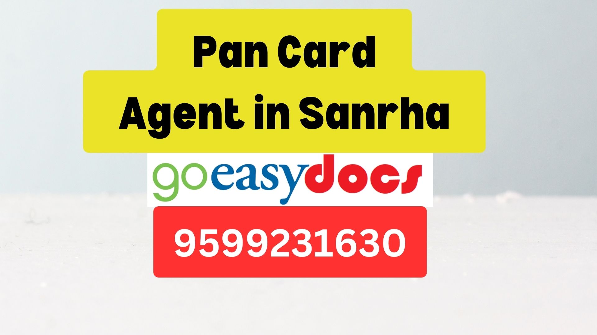 Pan Card Agent Consultant in Sanrha 8851415812