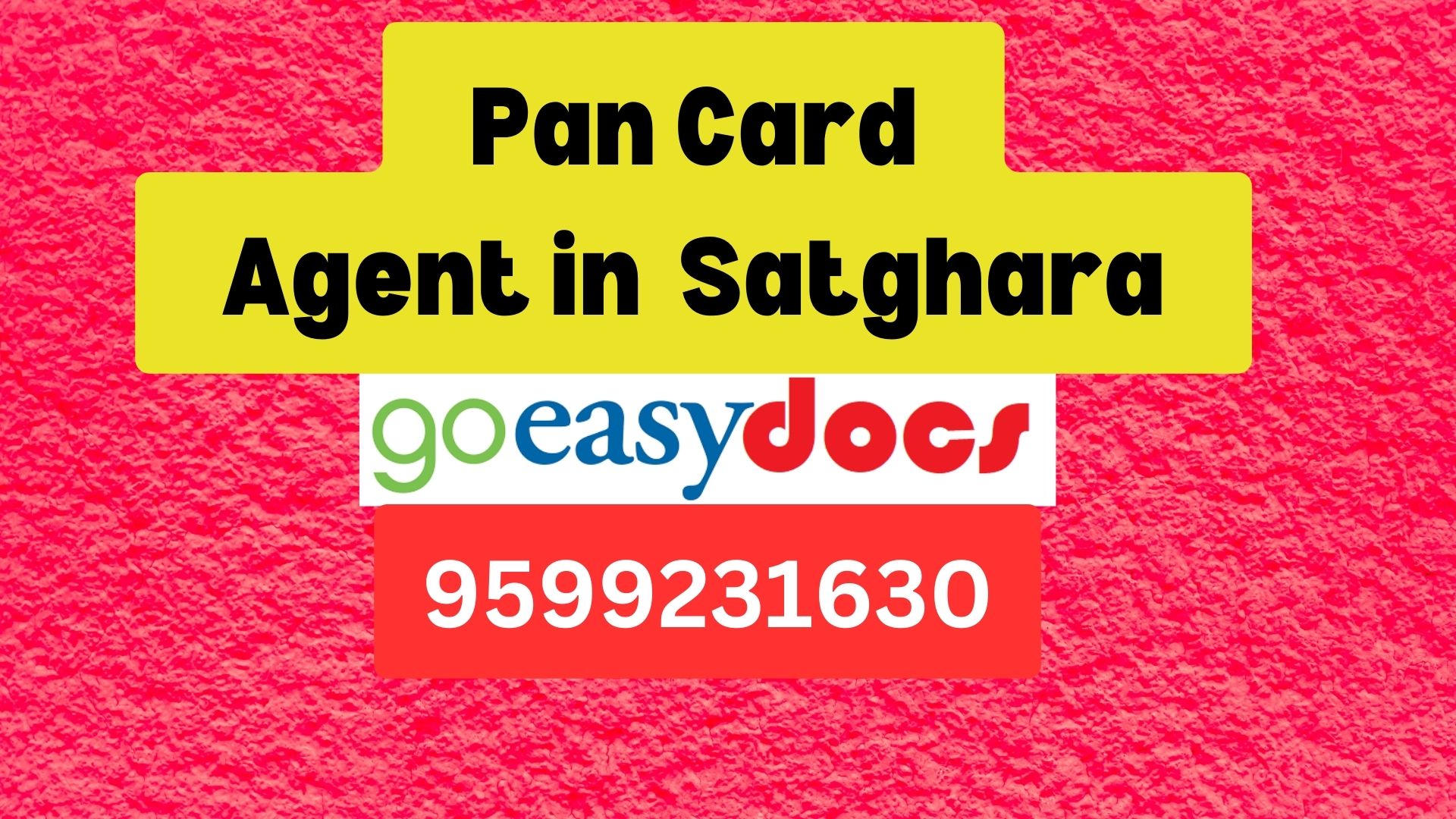 Pan Card Agent Consultant in Satghara  8851415812