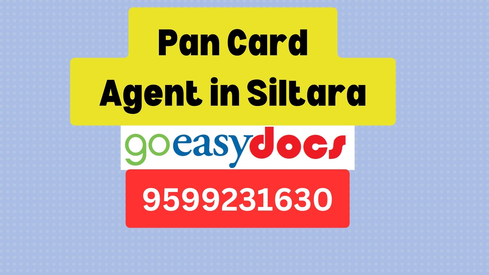 Pan Card Agent Consultant in Siltara 8851415812