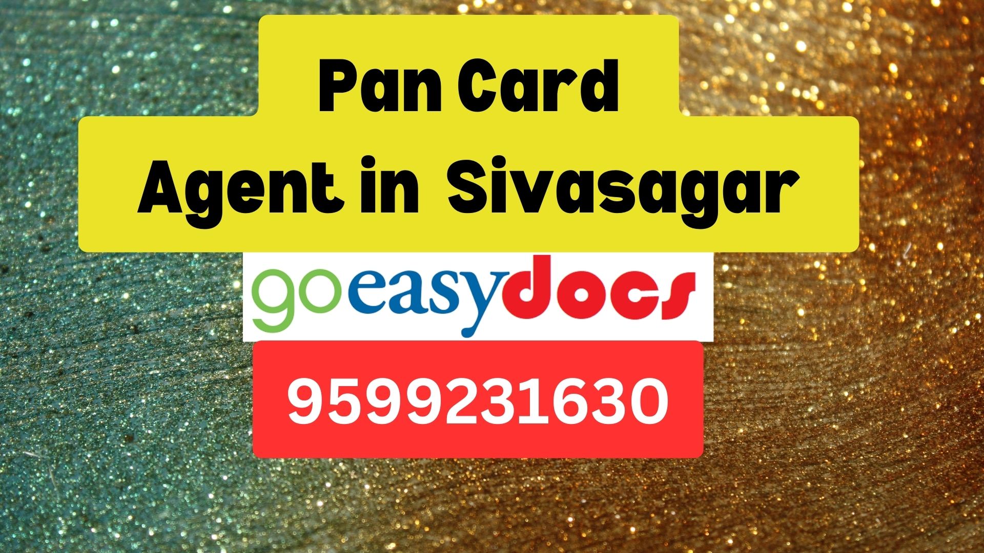 Pan Card Agent Consultant in Sivasagar  8851415812