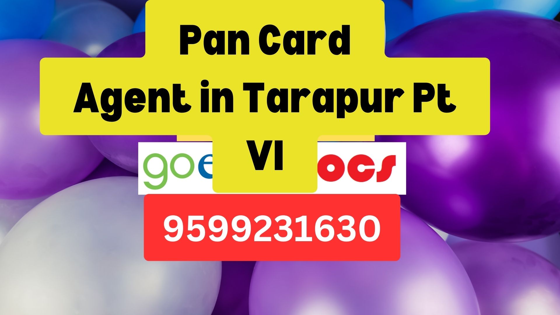 Pan Card Agent Consultant in Tarapur Pt VI  8851415812