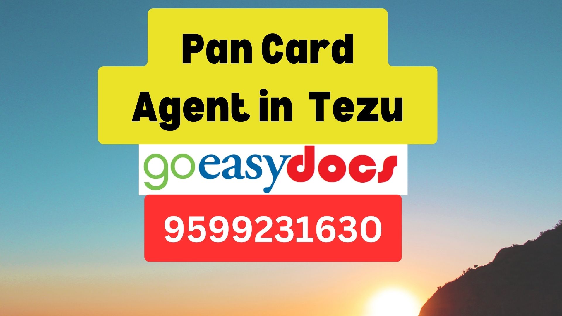 Pan Card Agent Consultant in Tezu  8851415812