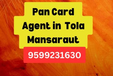 Pan Card Agent Consultant in Tola Mansaraut  8851415812