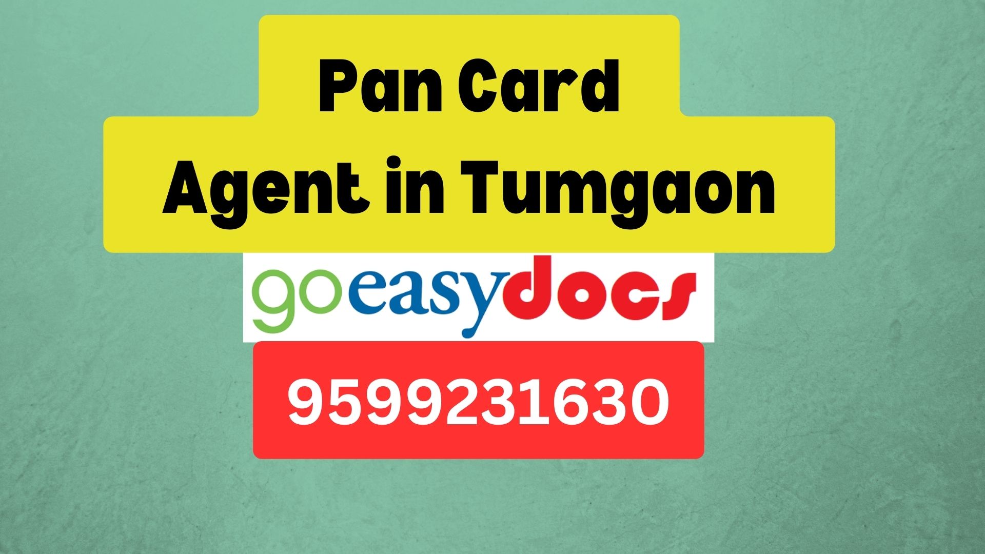 Pan Card Agent Consultant in Tumgaon 8851415812