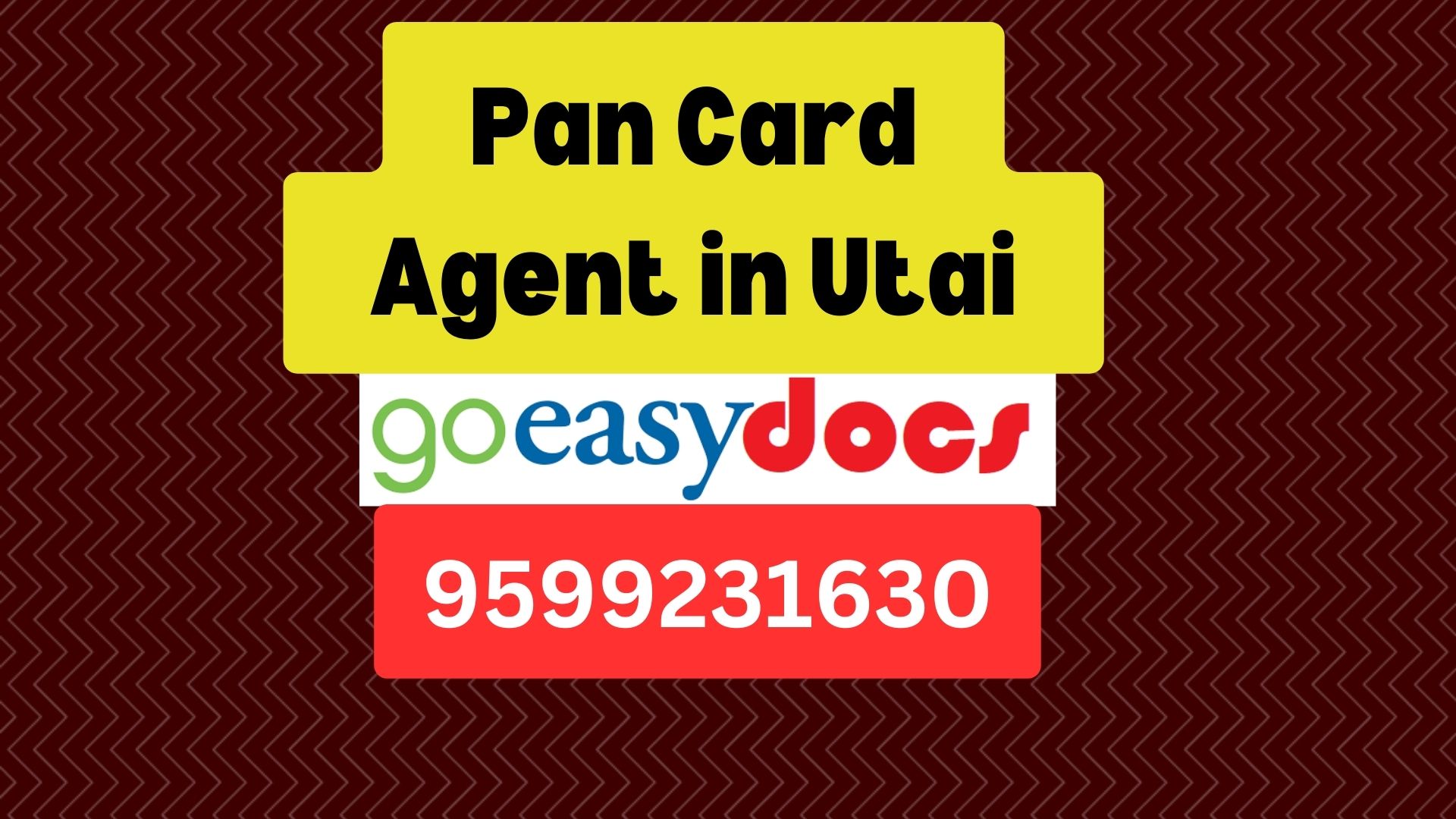 Pan Card Agent Consultant in Utai 8851415812