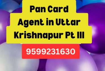 Pan Card Agent Consultant in Uttar Krishnapur Pt III  8851415812