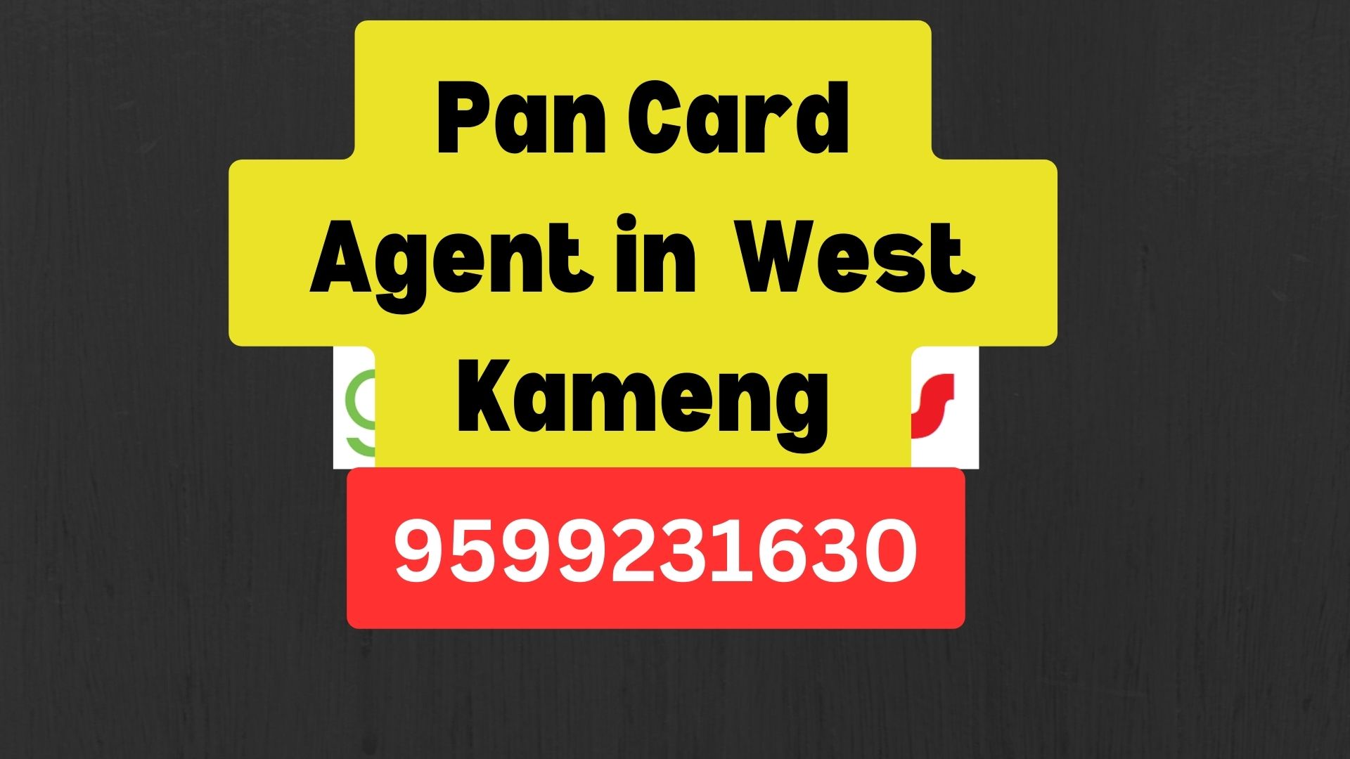 Pan Card Agent Consultant in West Kameng  8851415812