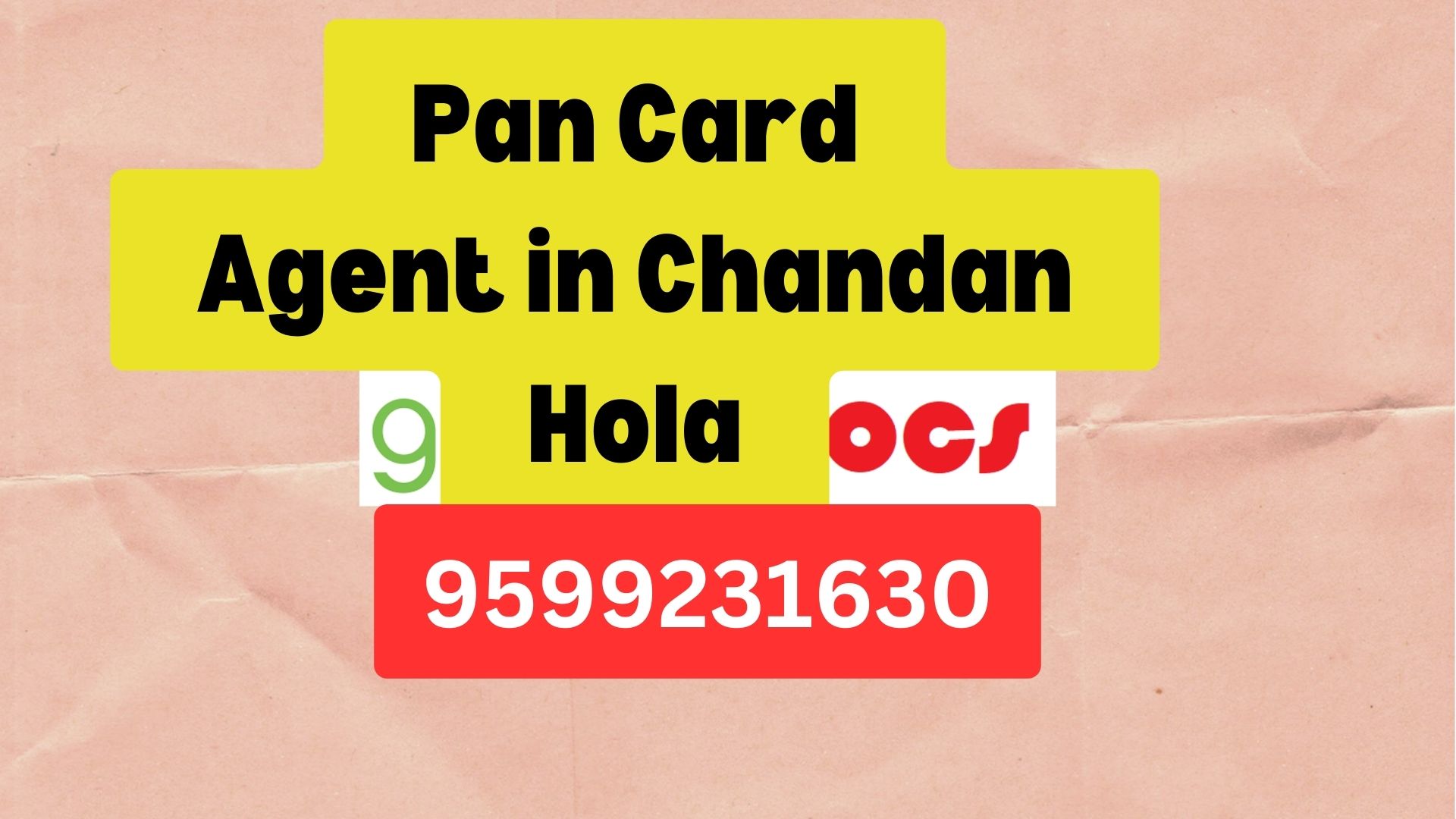 Pan Card Agent Consultant in Chandan Hola 8851415812