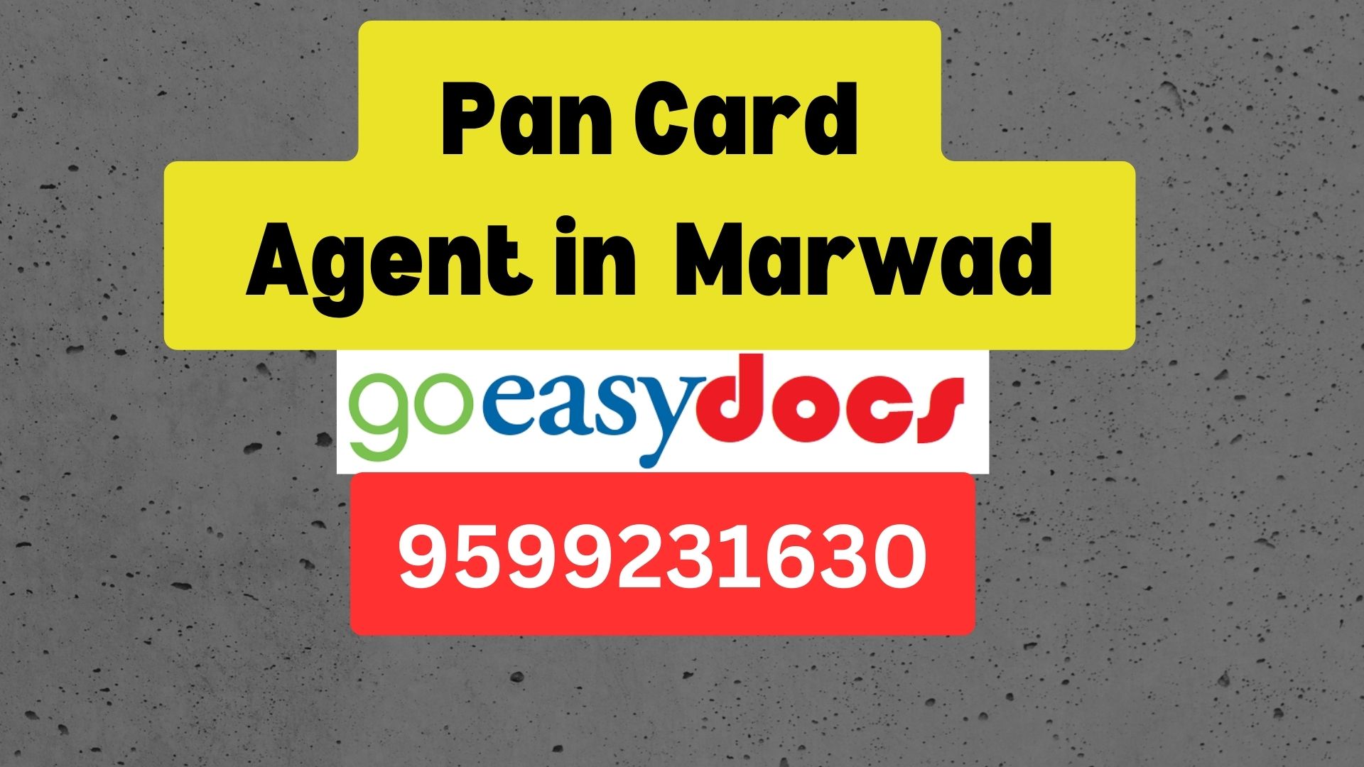 Pan Card Agent Consultant in Marwad 8851415812