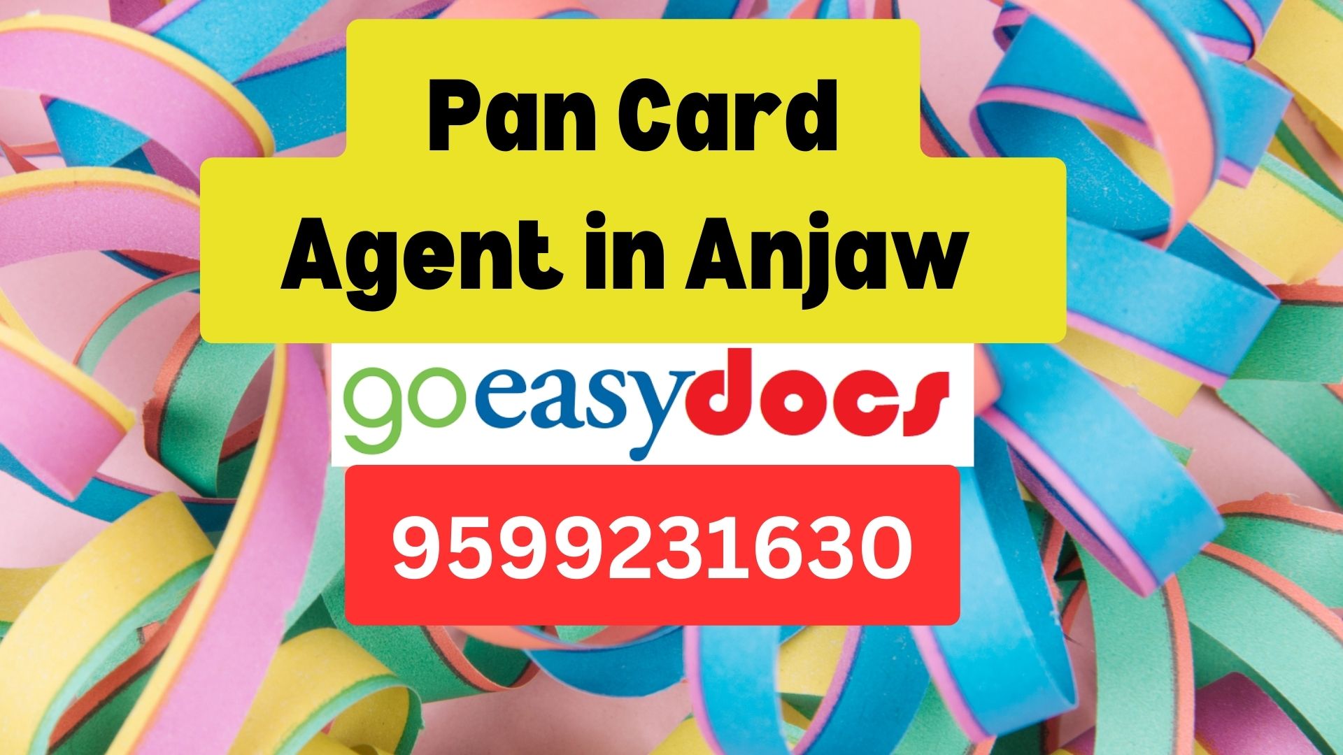 Pan Card Agent Consultant in Anjaw  8851415812