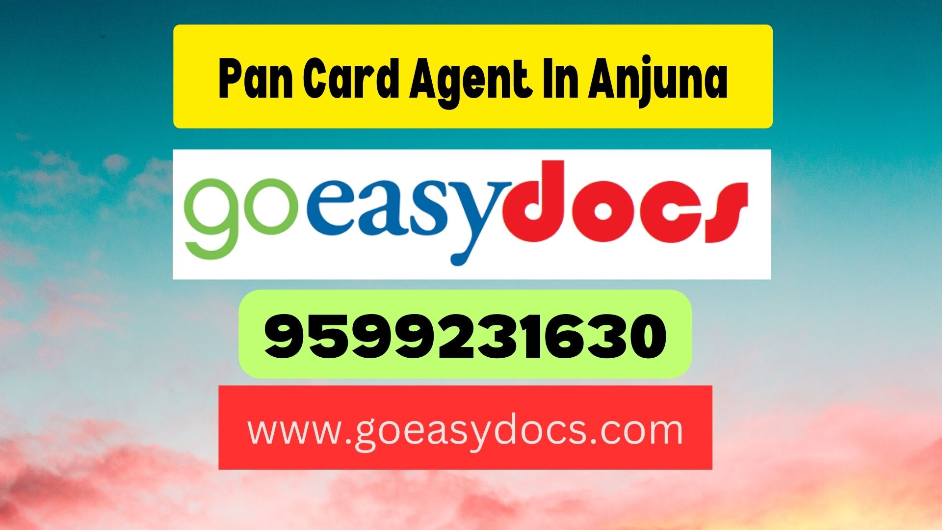 Pan Card Agent Consultant in Anjuna 8851415812