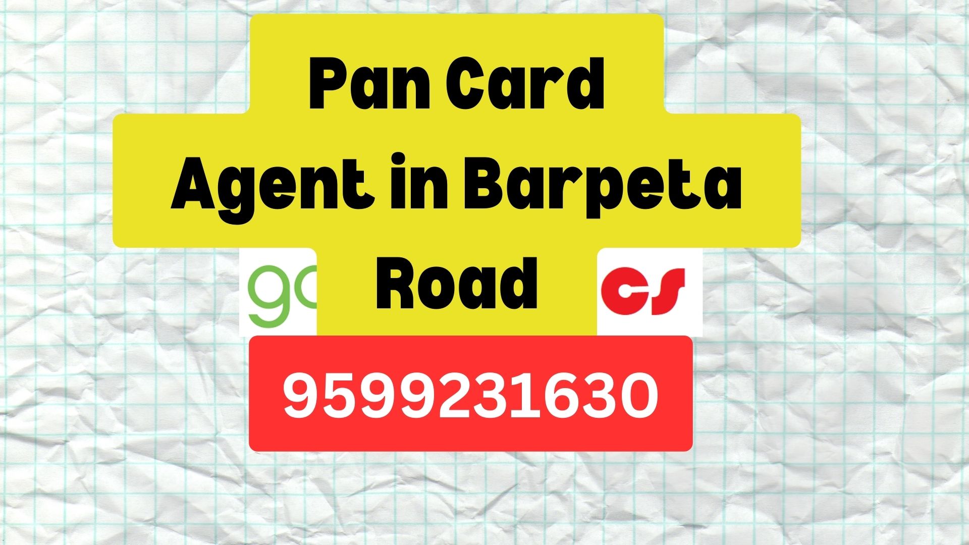 Pan Card Agent Consultant in Barpeta Road  8851415812