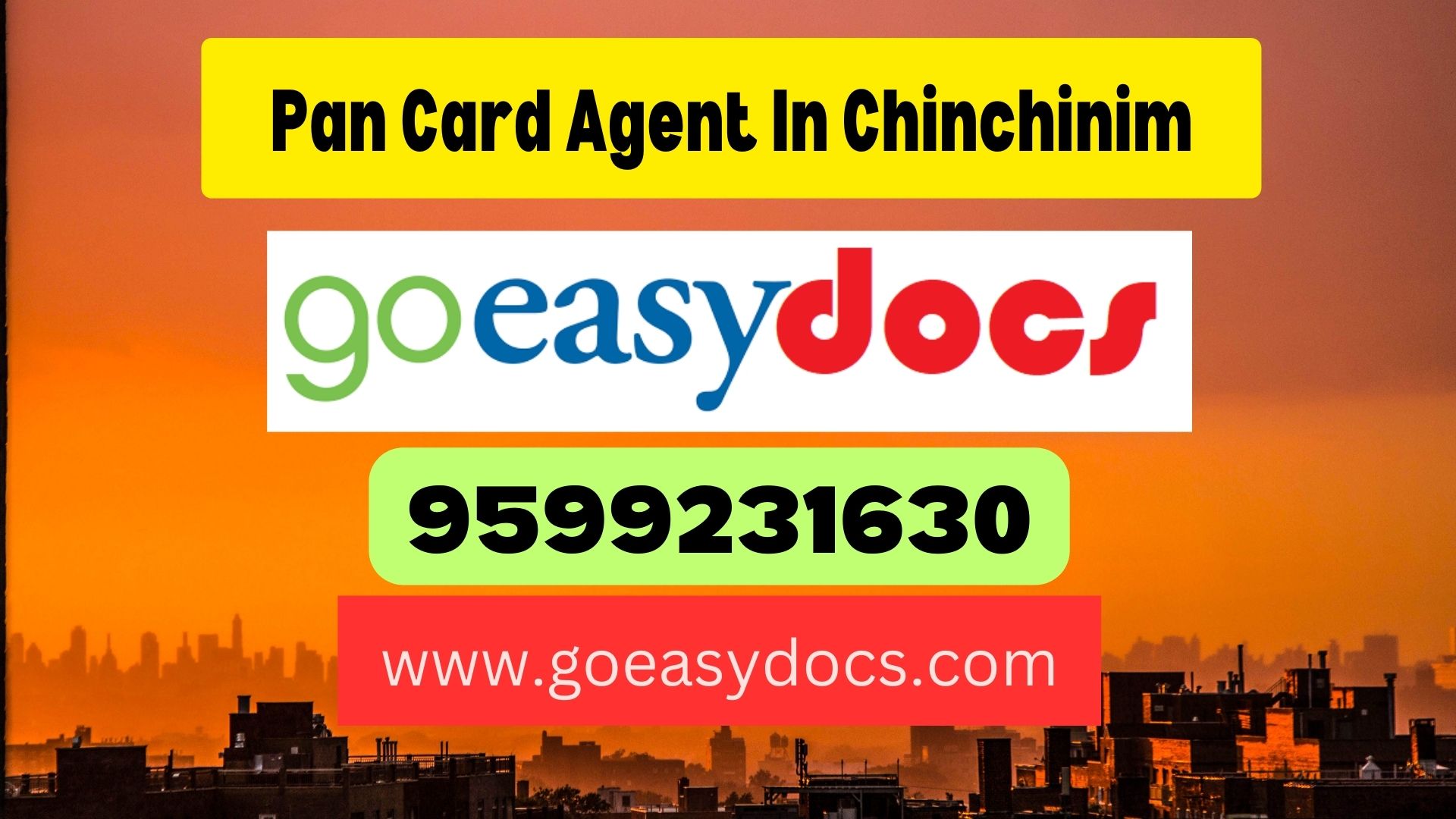 Pan Card Agent Consultant in Chinchinim 8851415812