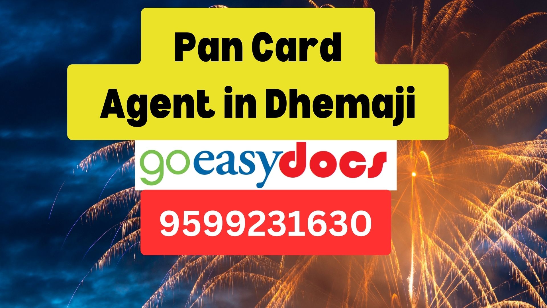 Pan Card Agent Consultant in Dhemaji  8851415812