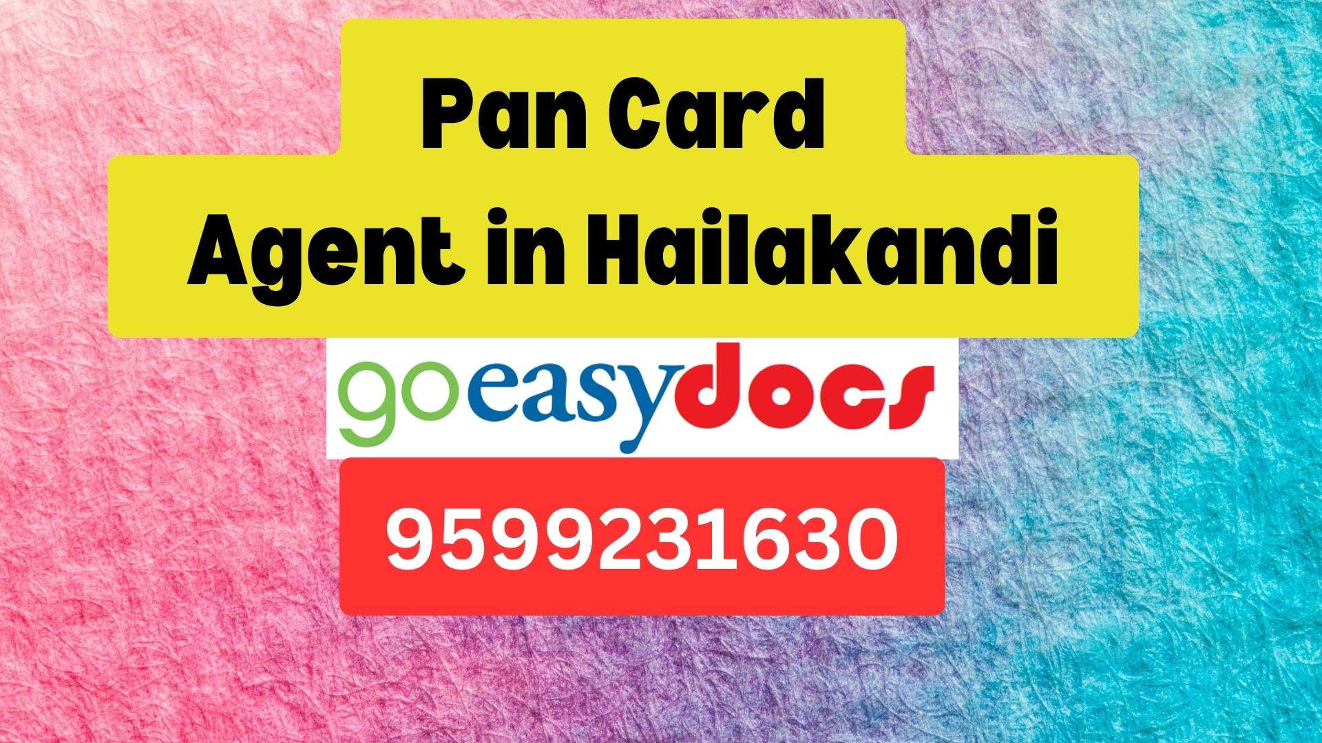 Pan Card Agent Consultant in Hailakandi  8851415812