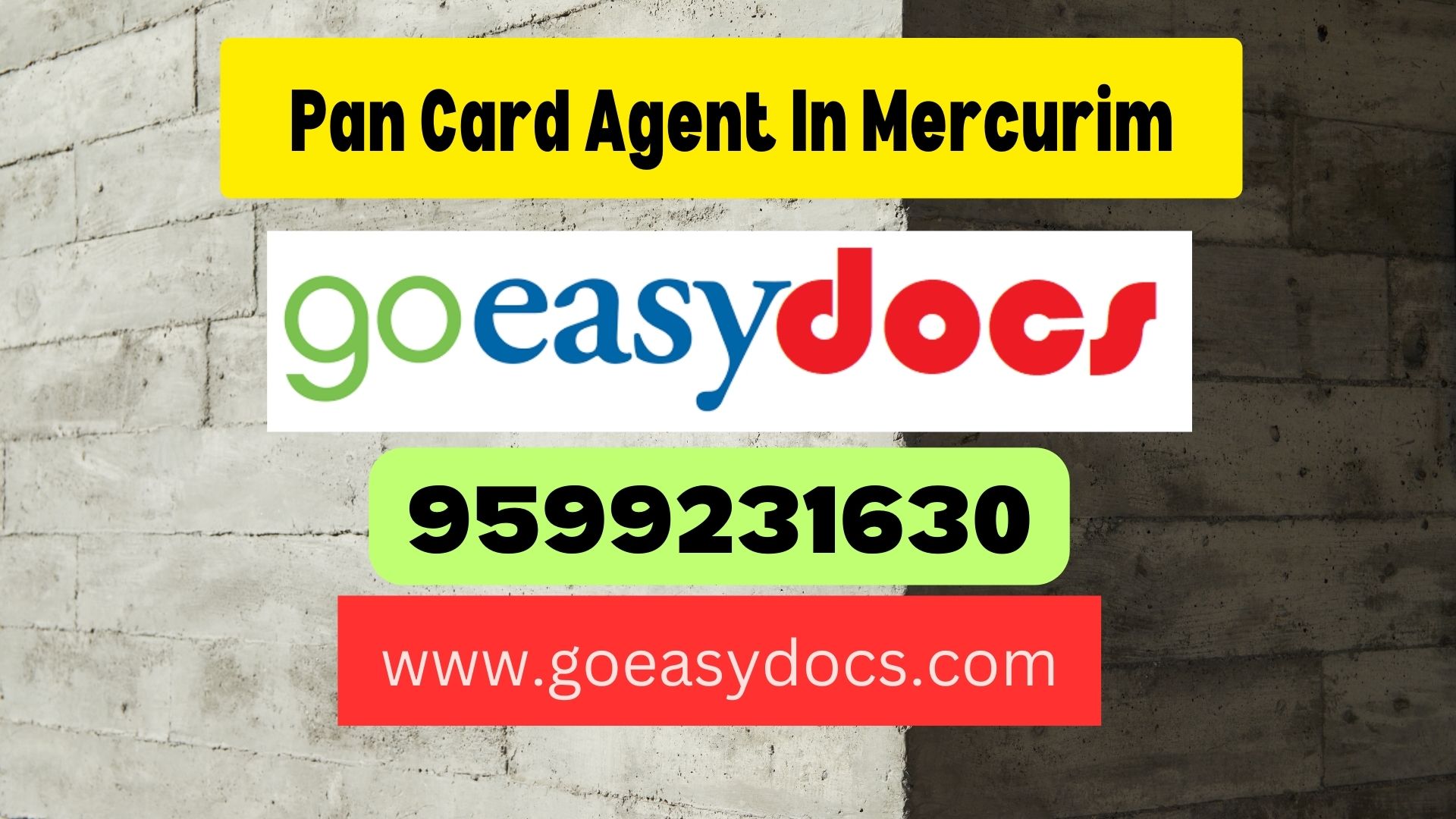 Pan Card Agent Consultant in Mercurim 8851415812