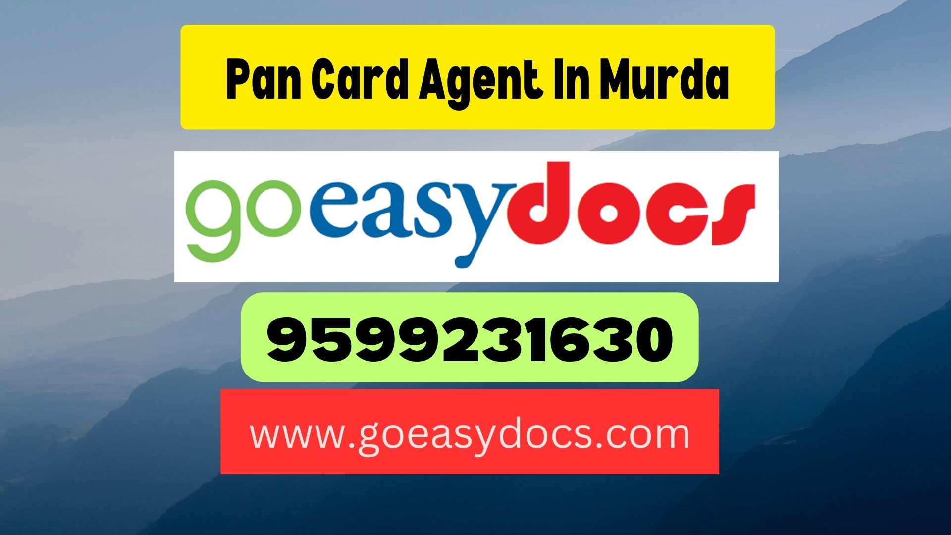 Pan Card Agent Consultant in Murda 8851415812