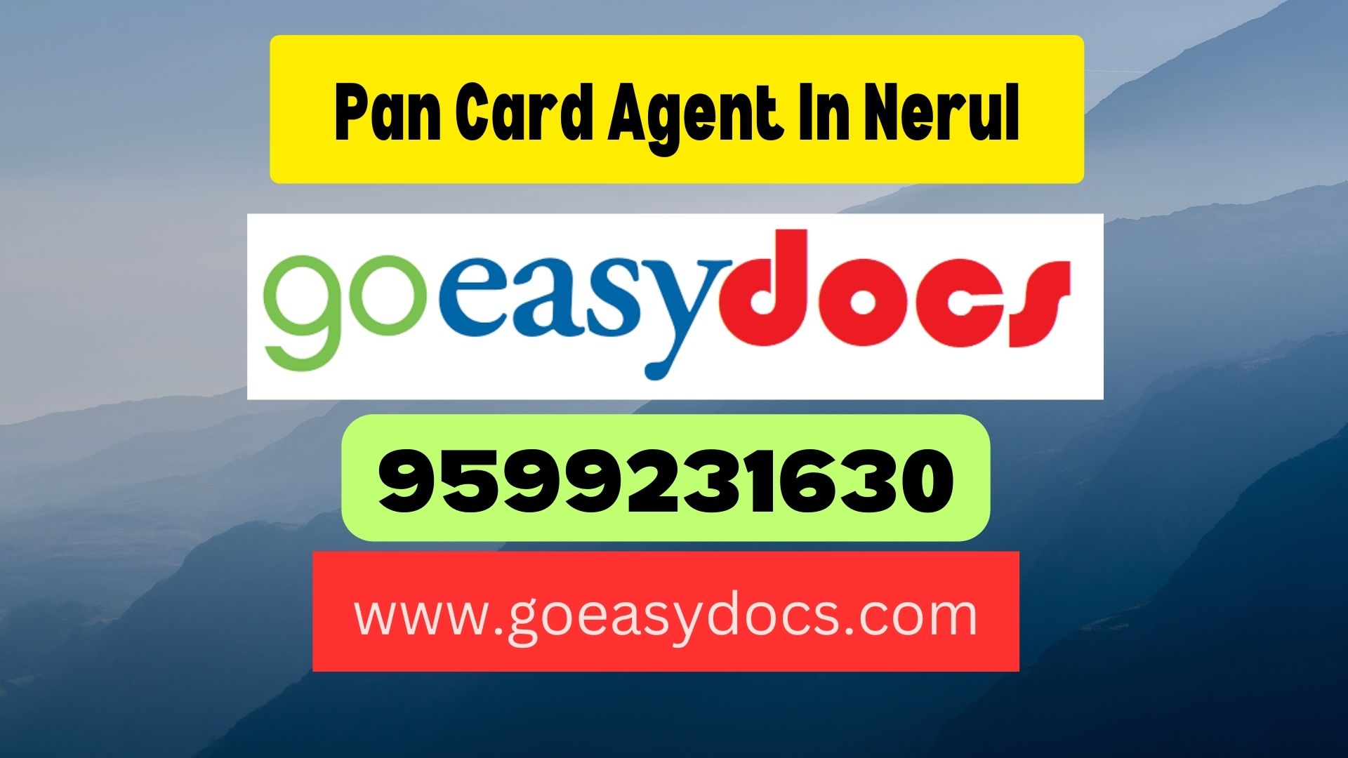 Pan Card Agent Consultant in Nerul 8851415812