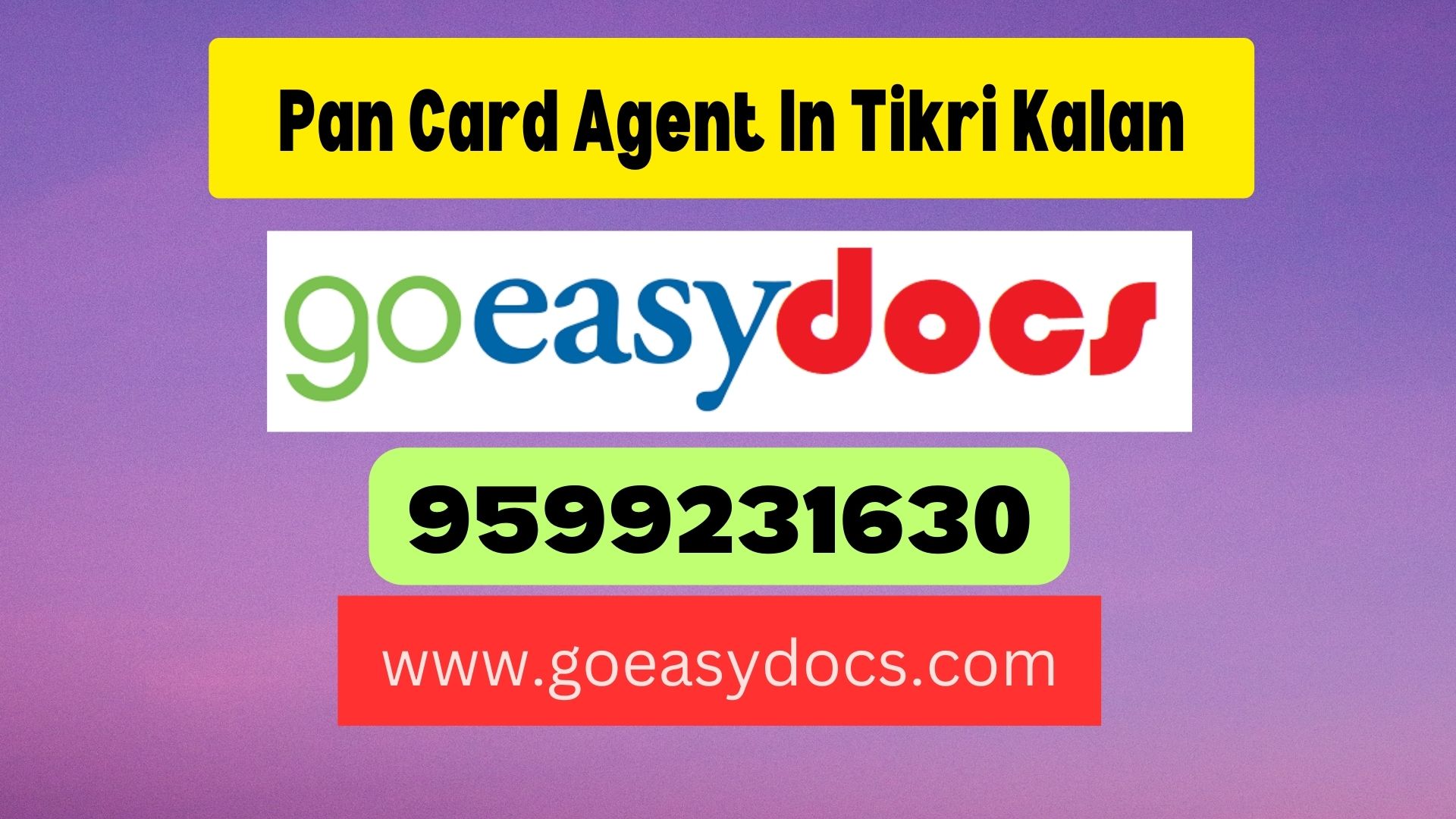 Pan Card Agent Consultant in Tikri Kalan 8851415812