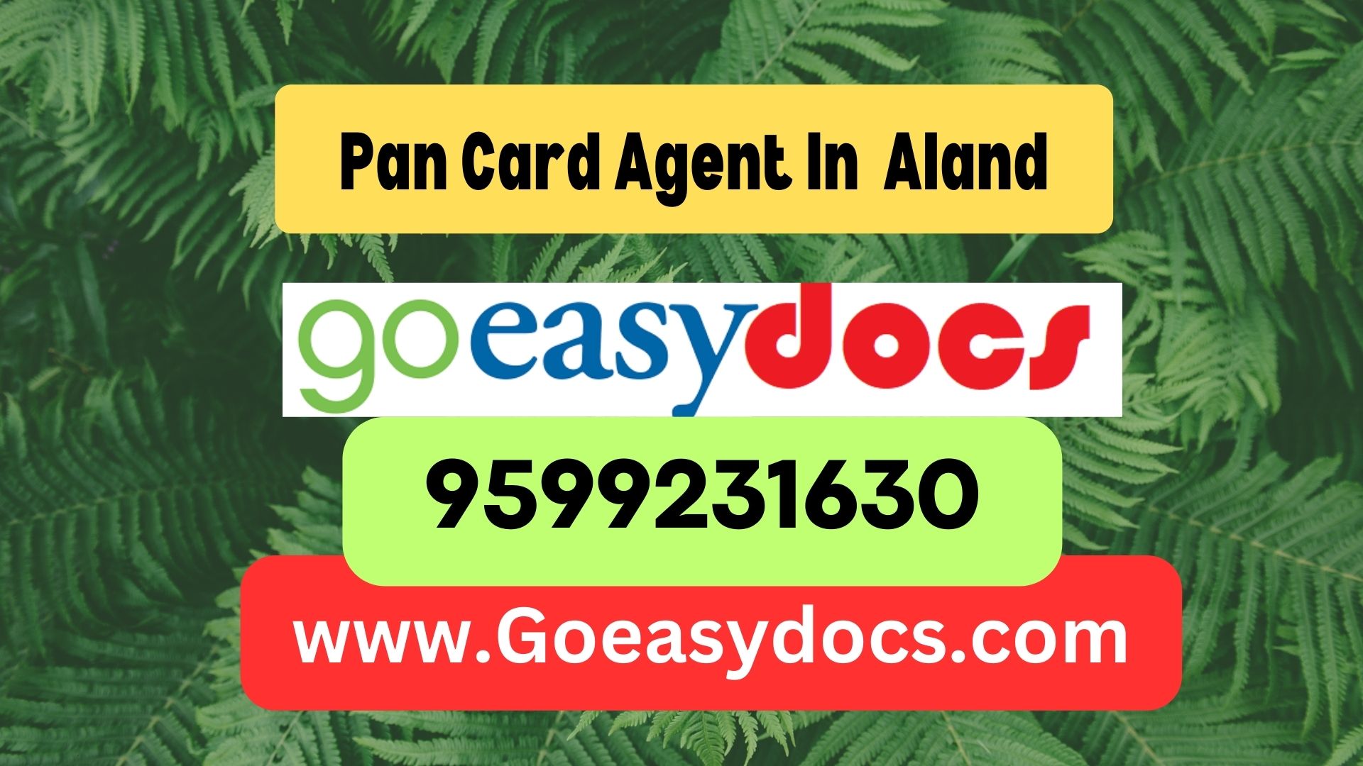 Pan Card Agent Consultant in Aland 8851415812