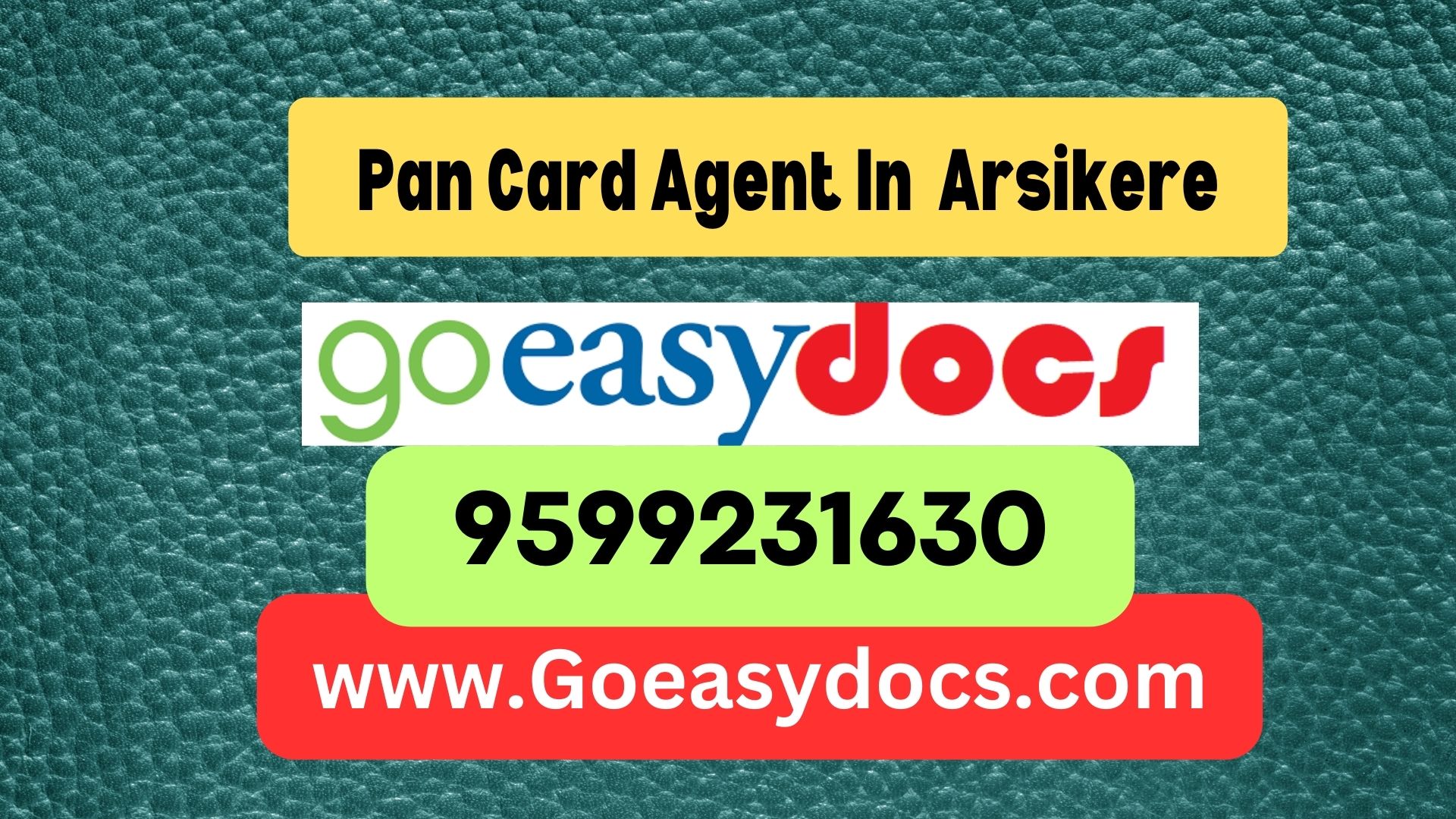 Pan Card Agent Consultant in Arsikere 8851415812