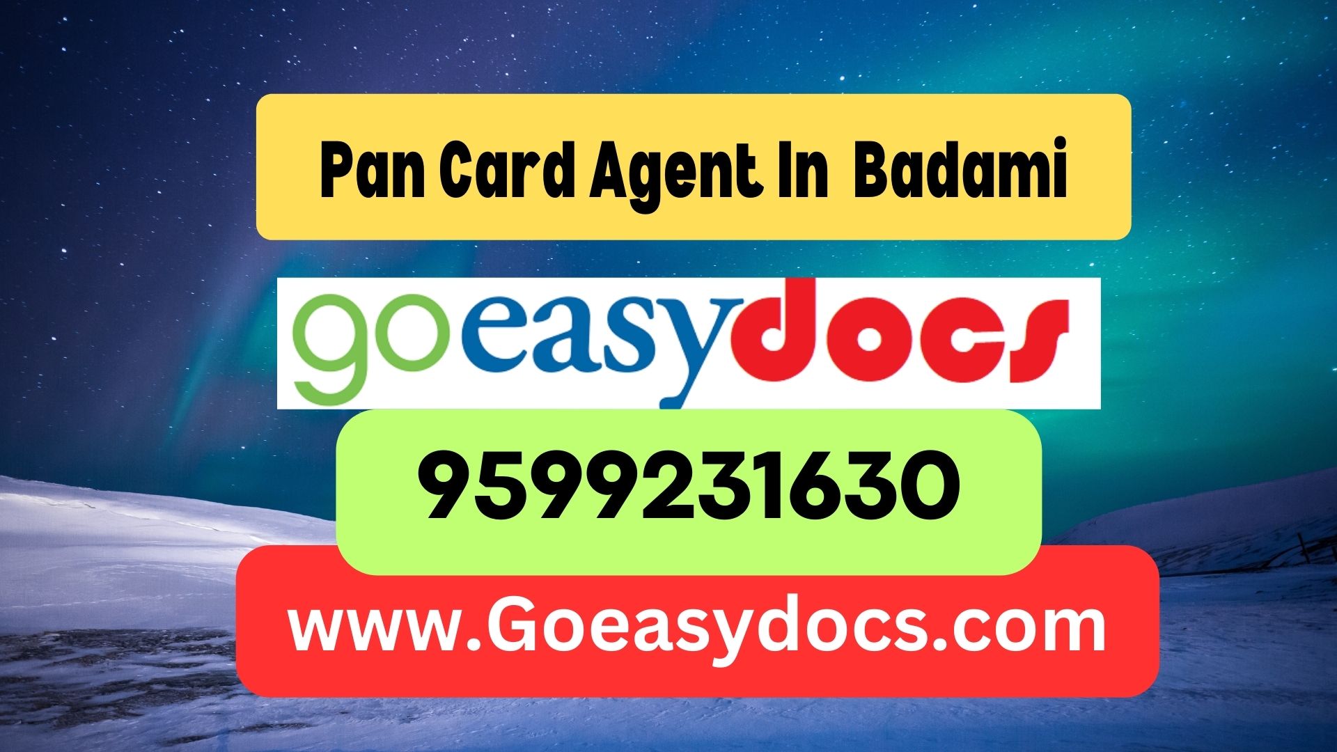 Pan Card Agent Consultant in Badami 8851415812