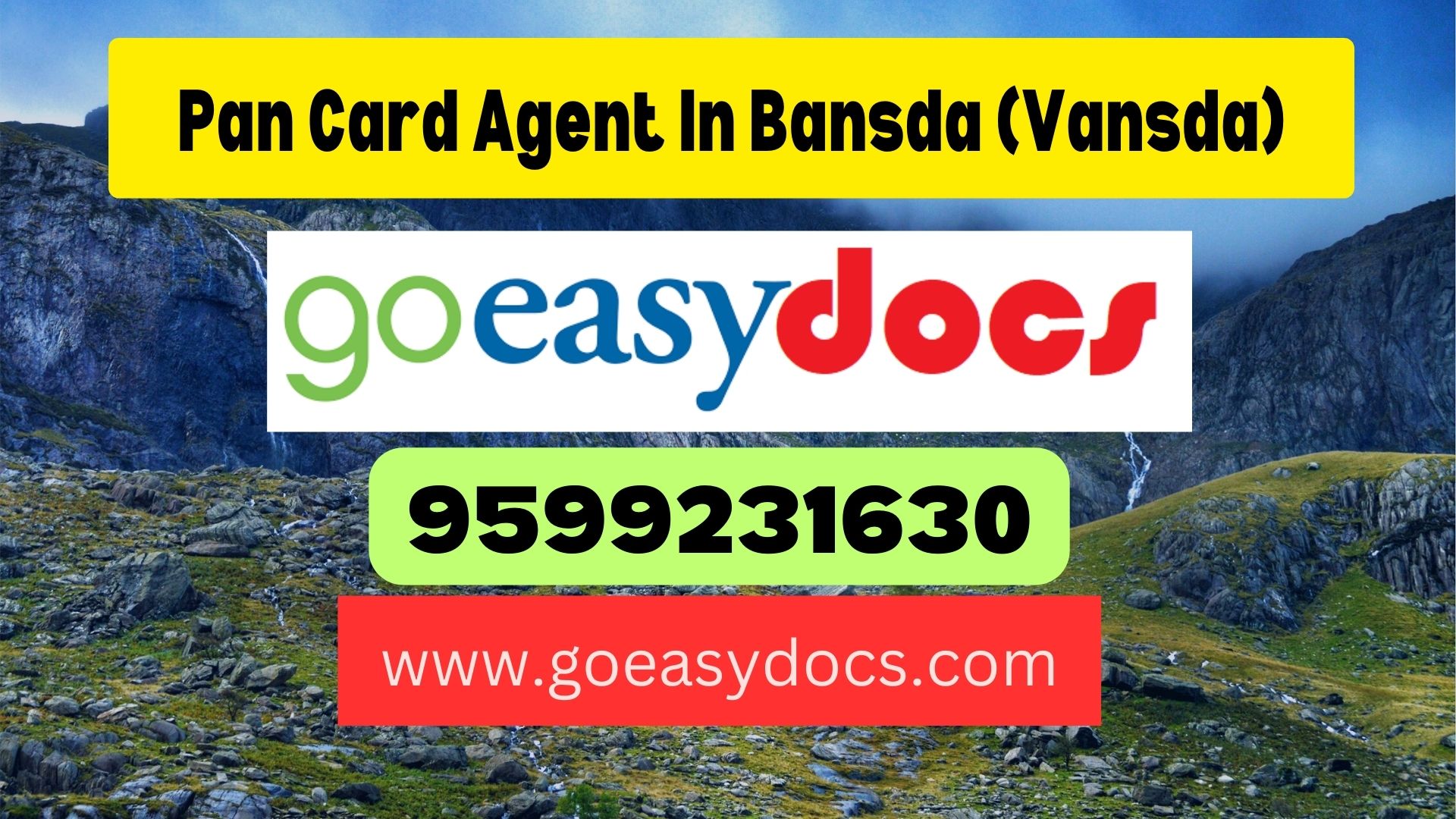 Pan Card Agent Consultant in Bansda  8851415812
